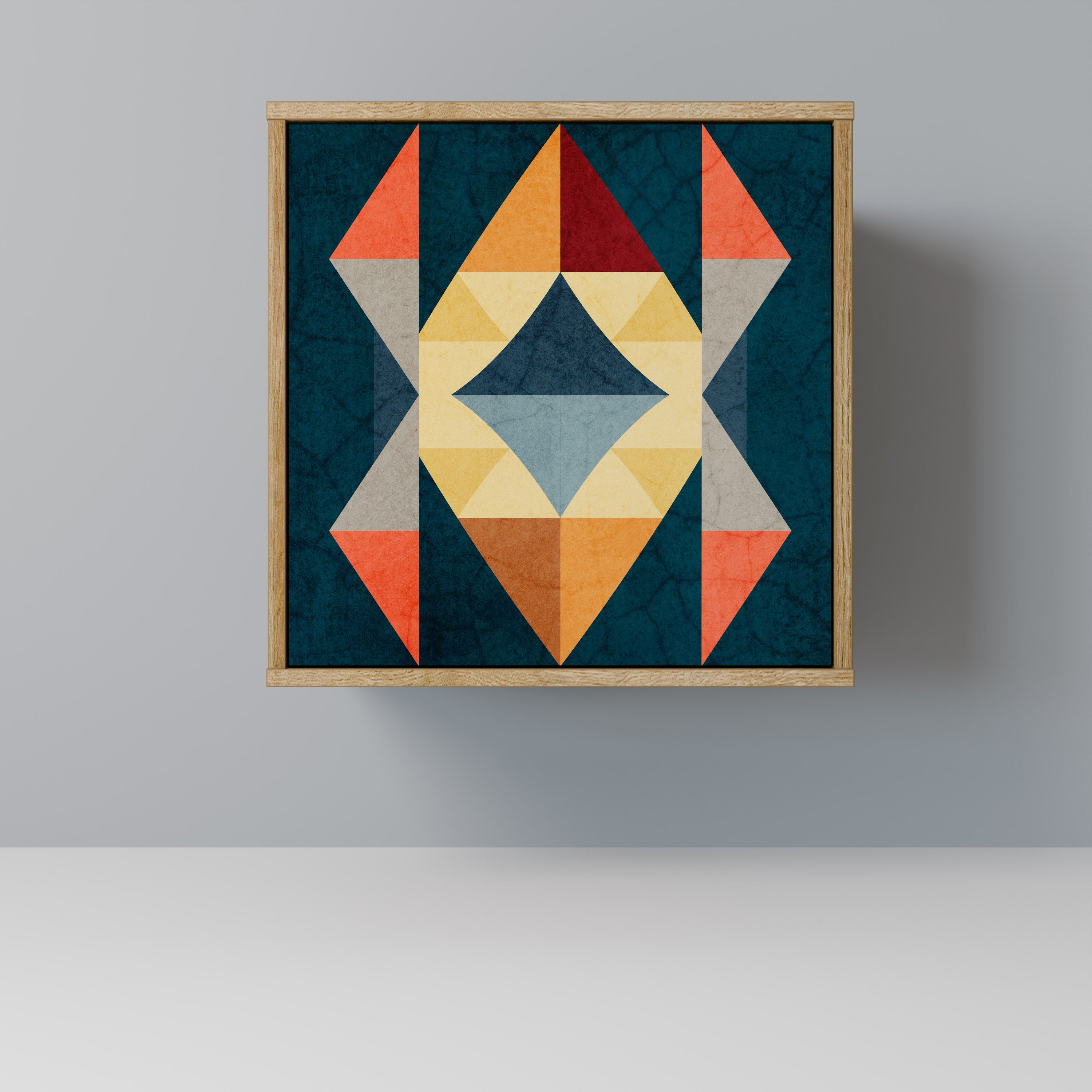 CRACKED ILLUSION Komoda 1-drzwiowa korpus Dąb Riva