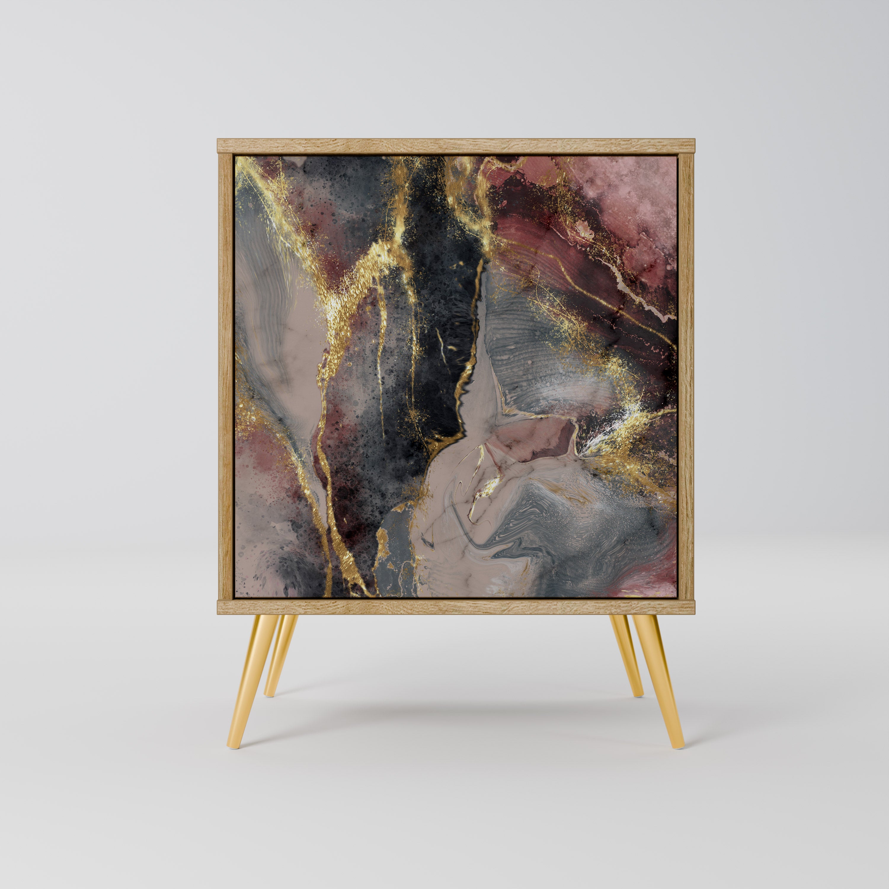 GOLDEN TIDES Komoda 1-drzwiowa korpus Dąb Riva