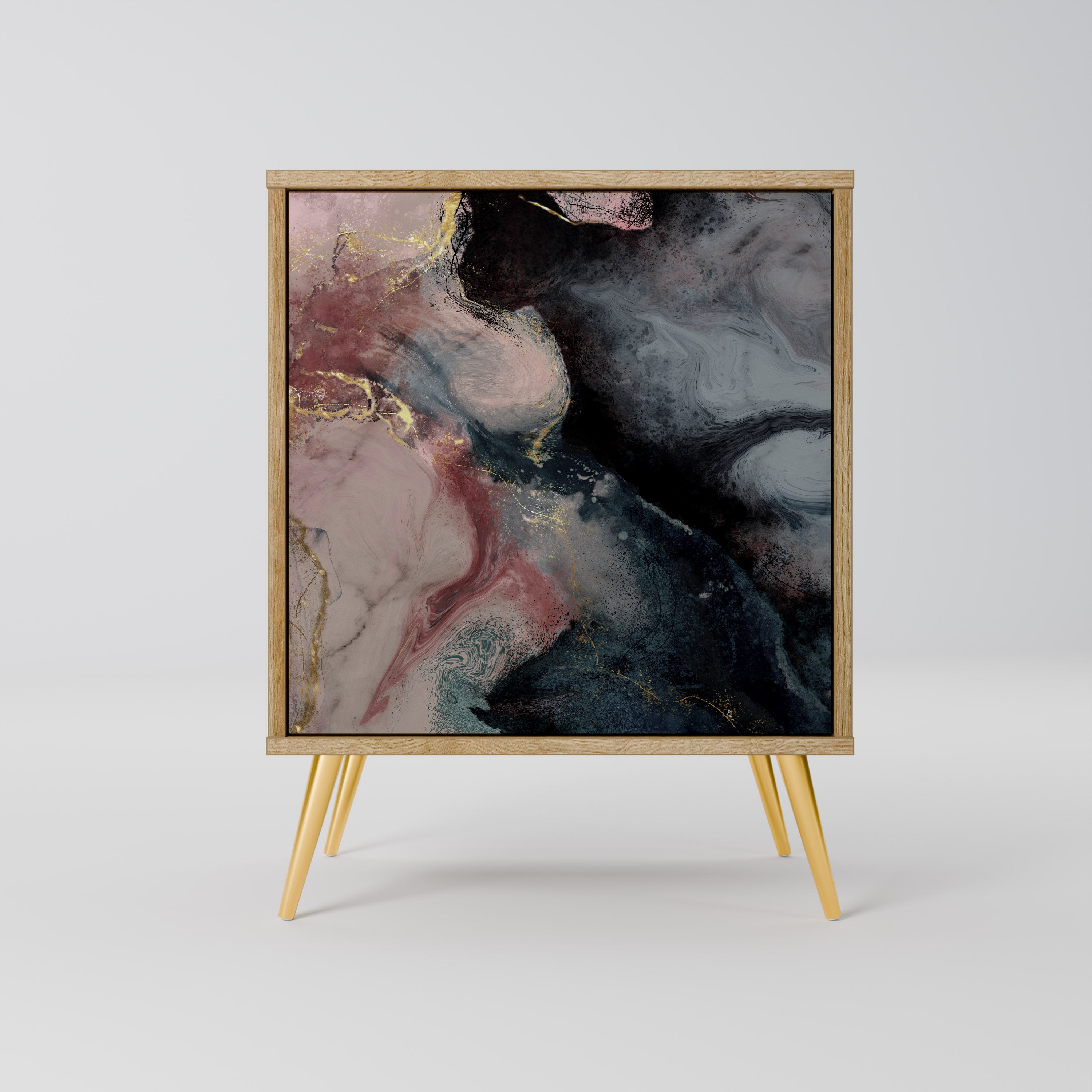 GILDED SWIRLS Komoda 1-drzwiowa korpus Dąb Riva