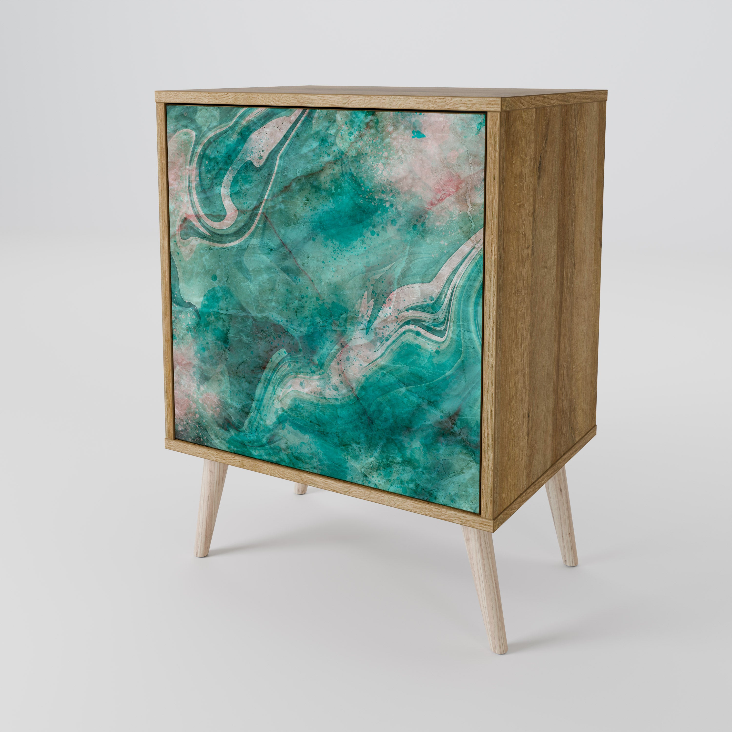 ABSTRACT ALCHEMY Komoda 1-drzwiowa korpus Dąb Riva