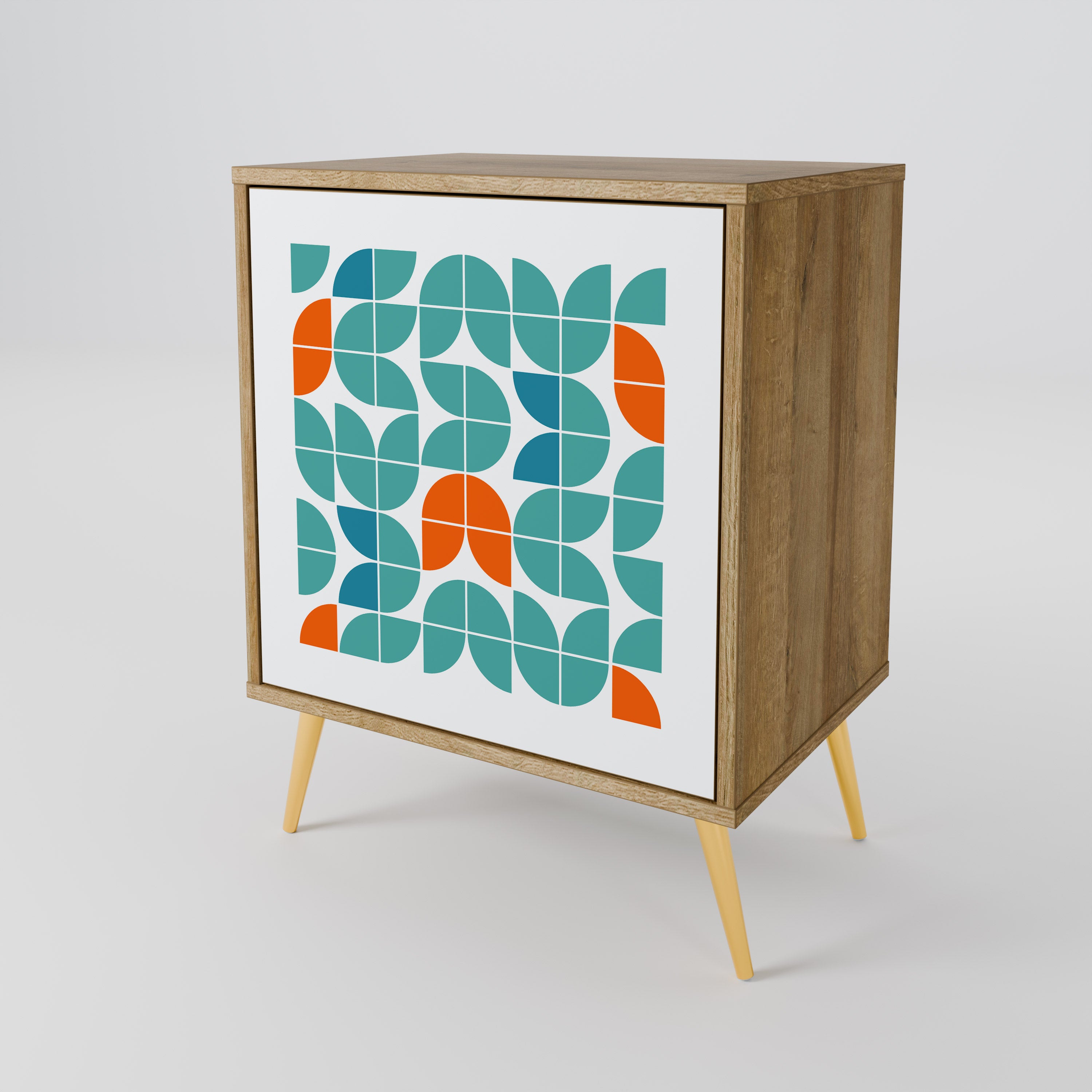 BE THE CHANGE Komoda 1-drzwiowa korpus Dąb Riva