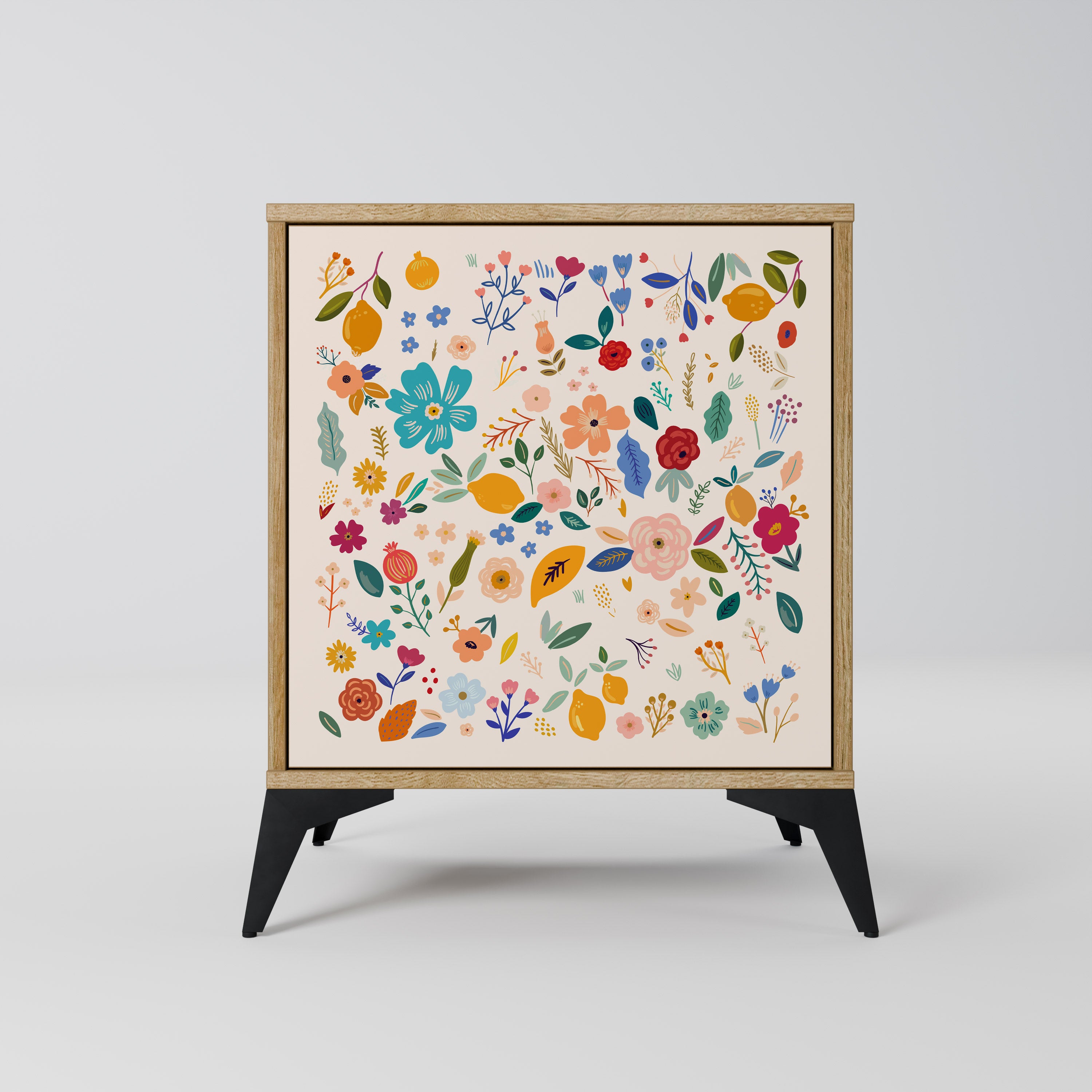 FLORAL COMBINATION Komoda 1-drzwiowa korpus Dąb Riva