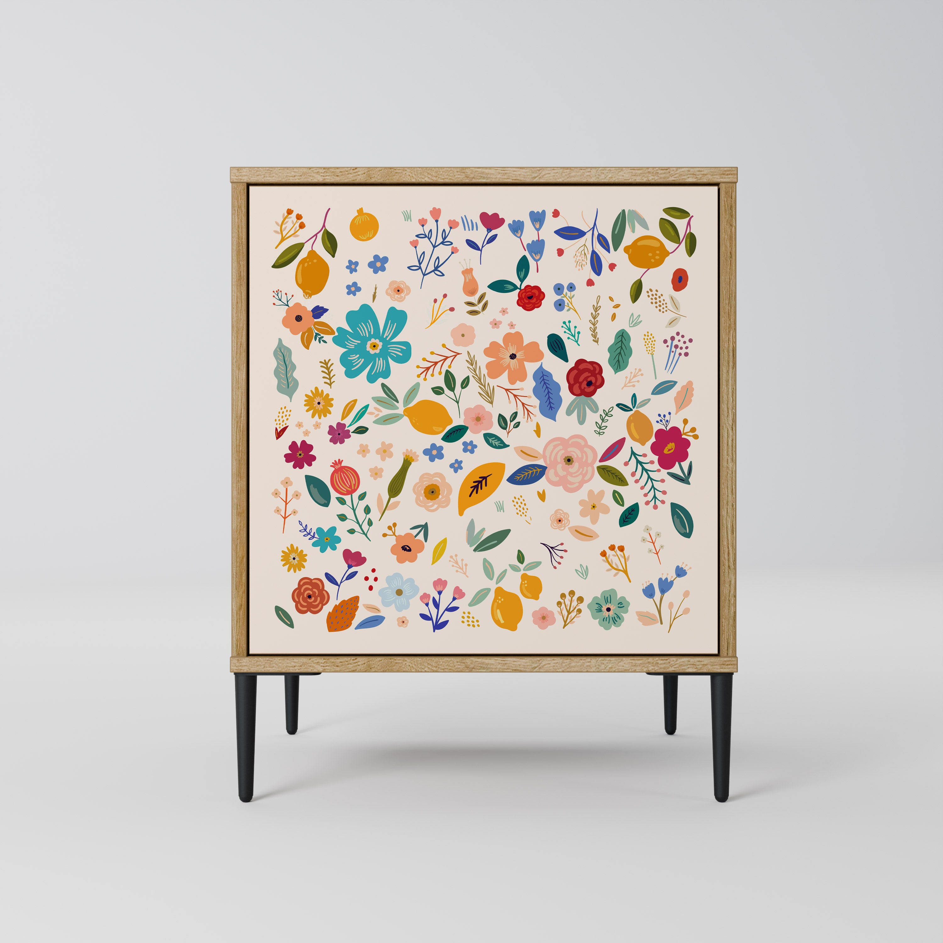 FLORAL COMBINATION Komoda 1-drzwiowa korpus Dąb Riva