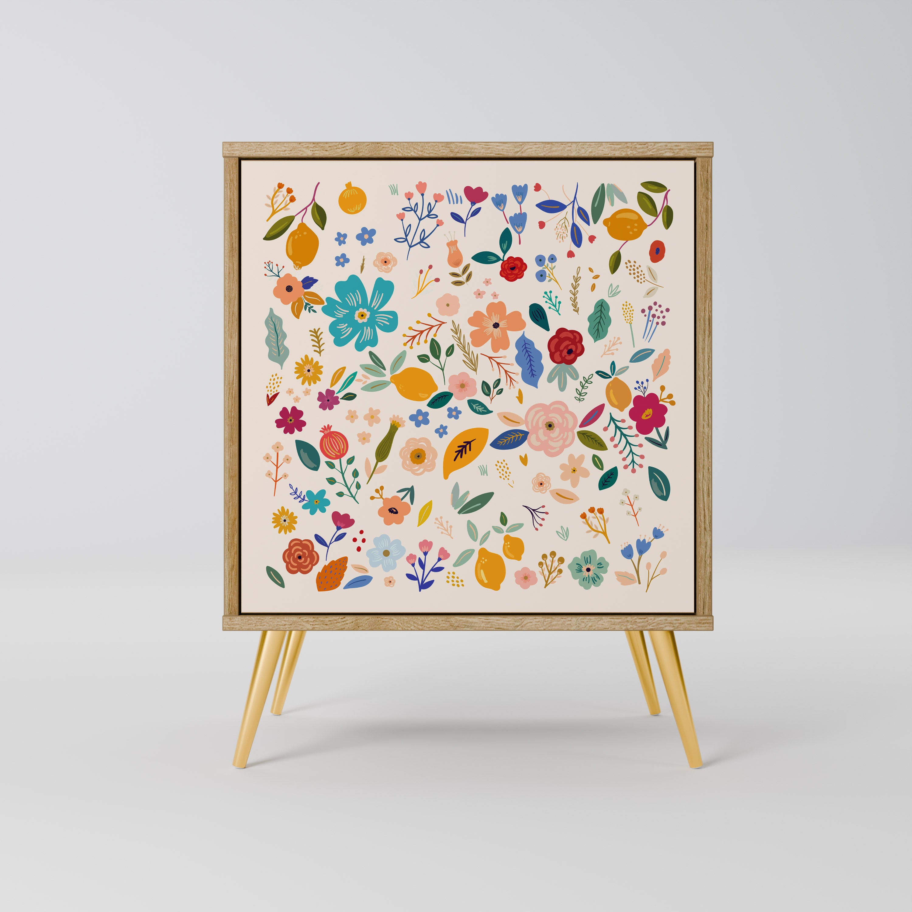 FLORAL COMBINATION Komoda 1-drzwiowa korpus Dąb Riva