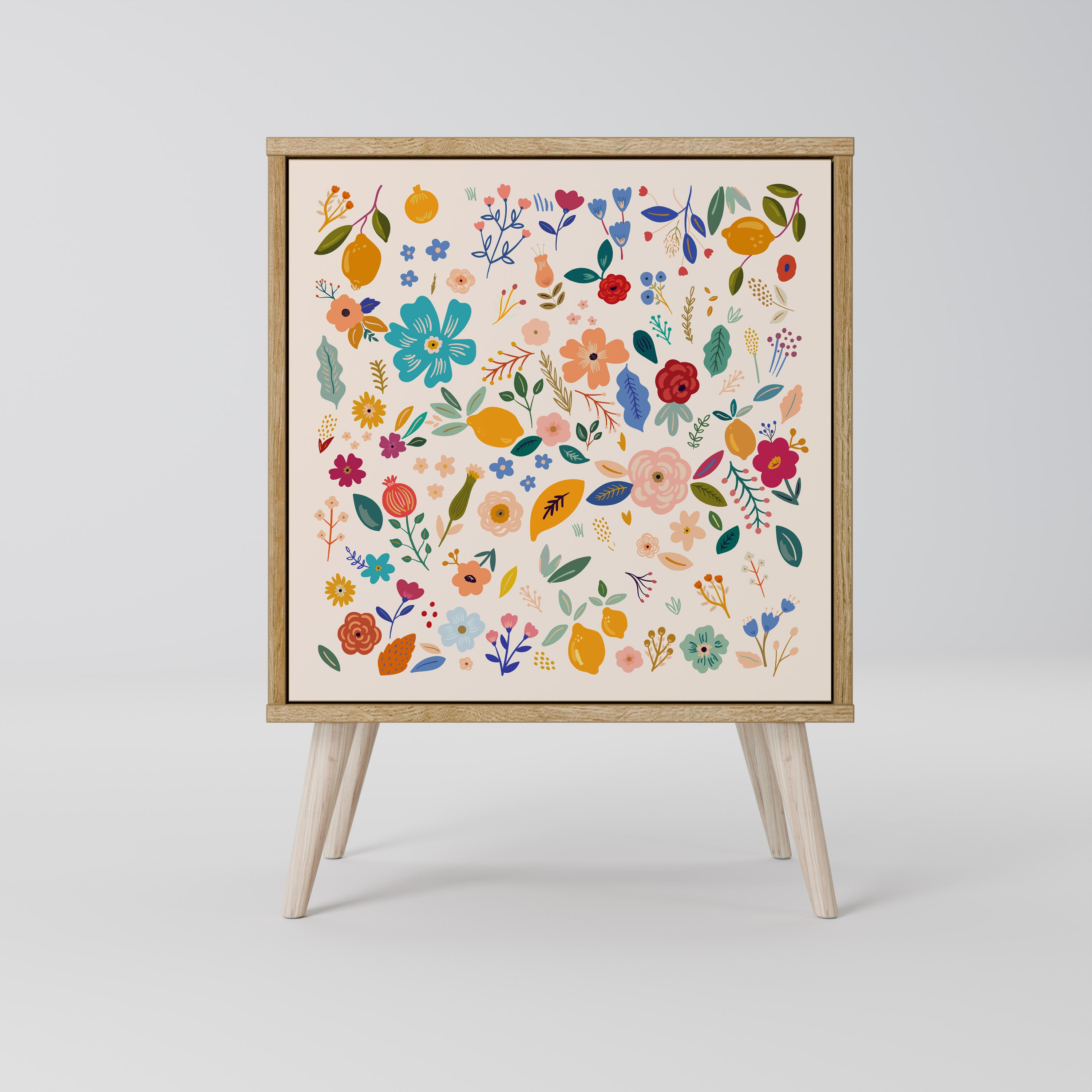 FLORAL COMBINATION Komoda 1-drzwiowa korpus Dąb Riva