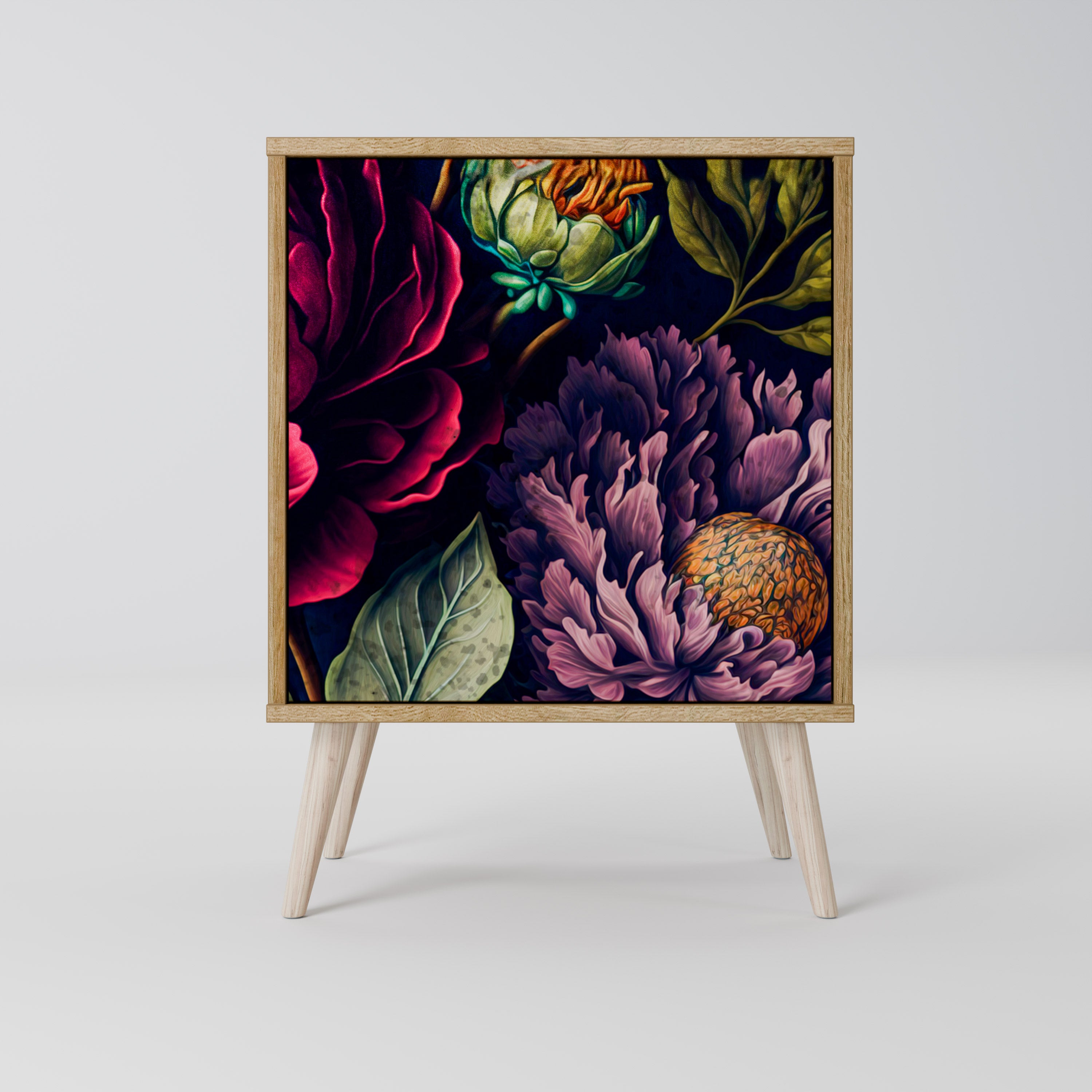 BLOOMING ELEGANCE Komoda 1-drzwiowa korpus Dąb Riva