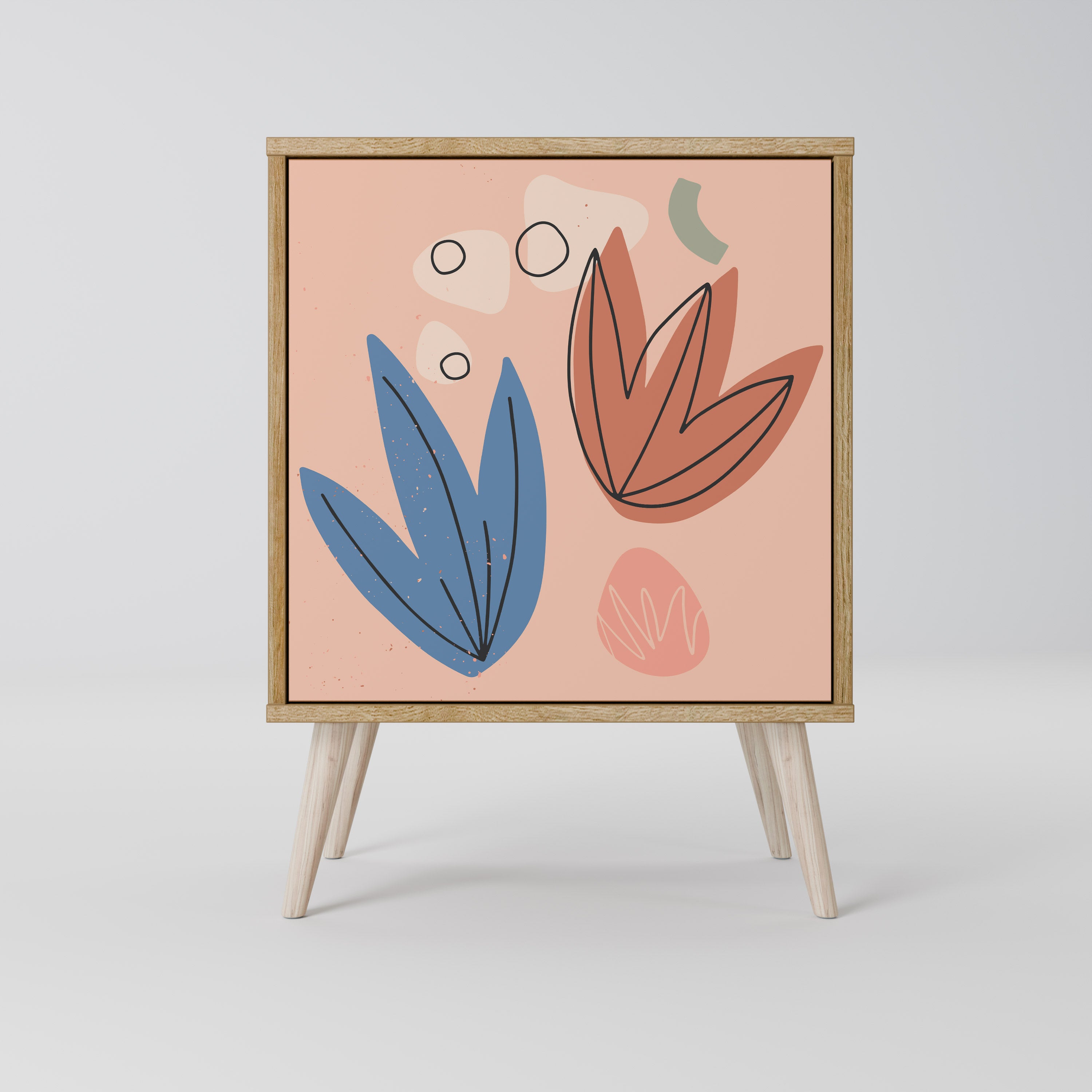 PASTEL DESTINY Komoda 1-drzwiowa korpus Dąb Riva