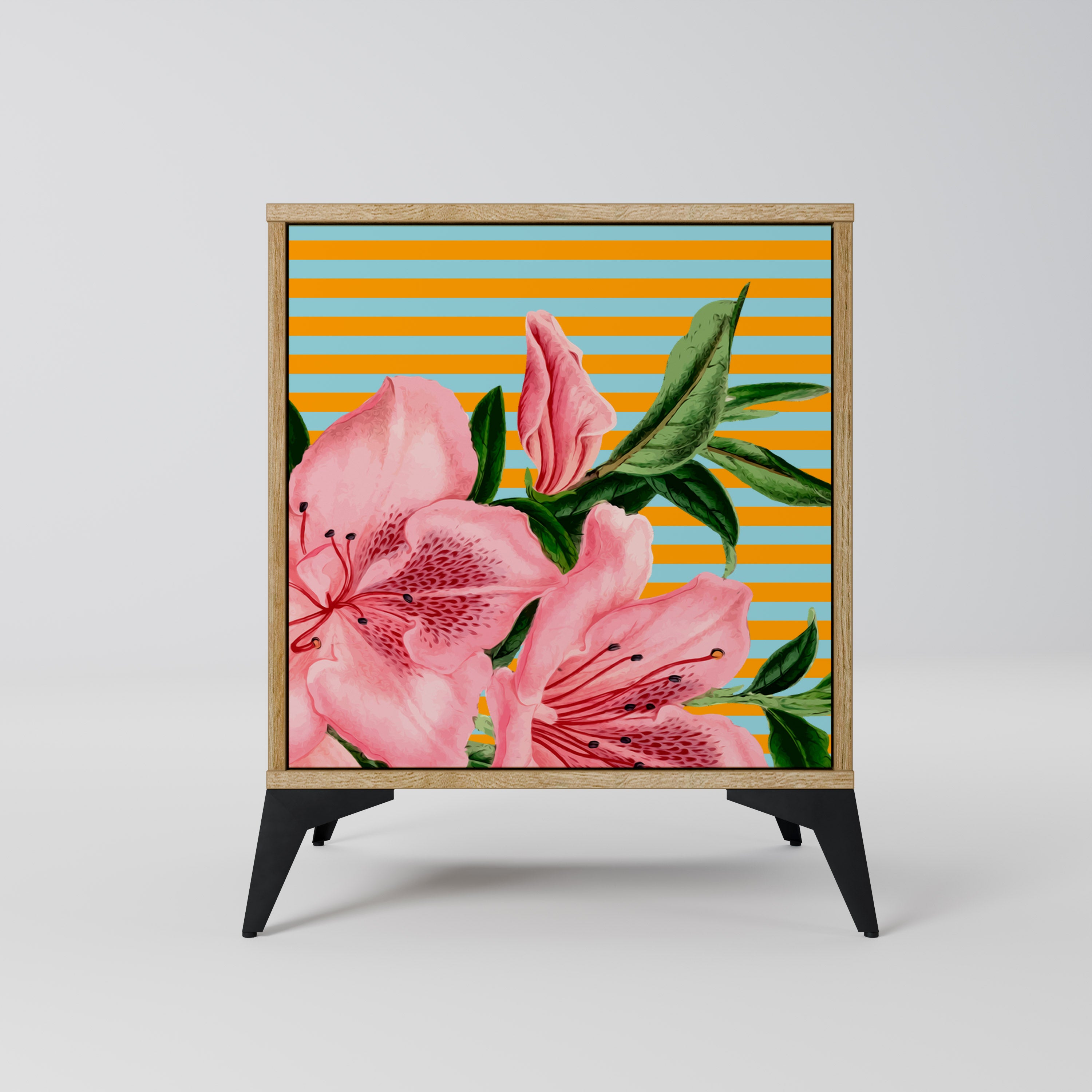 FRAGILE BEAUTY Komoda 1-drzwiowa korpus Dąb Riva