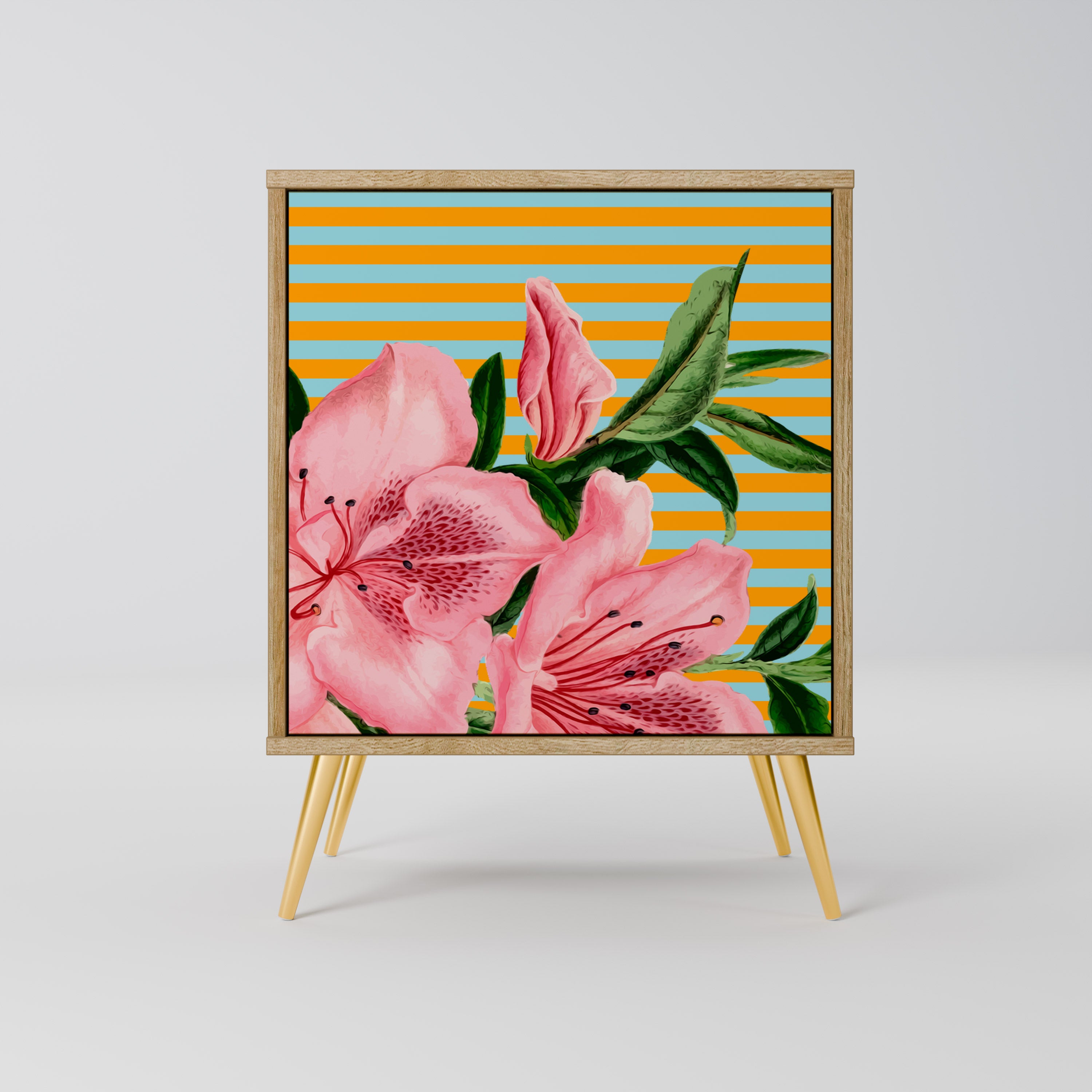 FRAGILE BEAUTY Komoda 1-drzwiowa korpus Dąb Riva