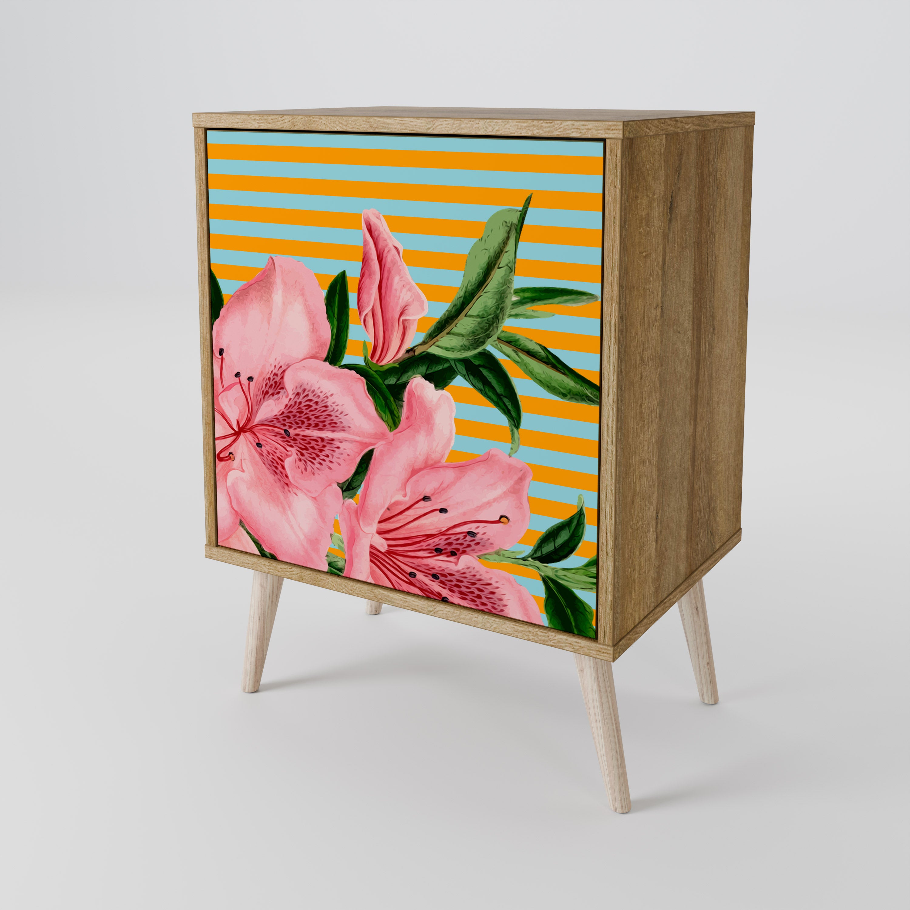 FRAGILE BEAUTY Komoda 1-drzwiowa korpus Dąb Riva