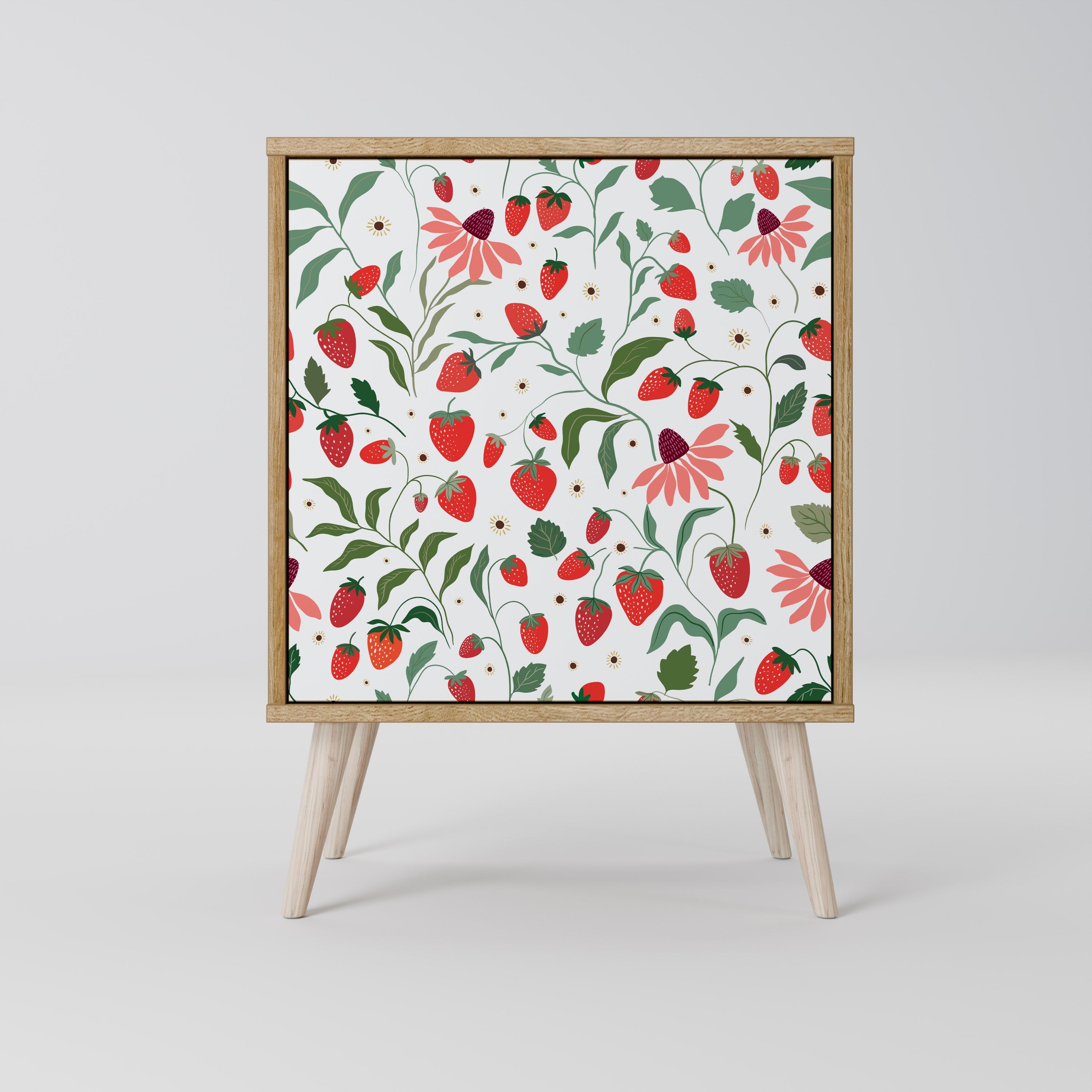 FLOWERS AND STRAWBERRIES Komoda 1-drzwiowa korpus Dąb Riva