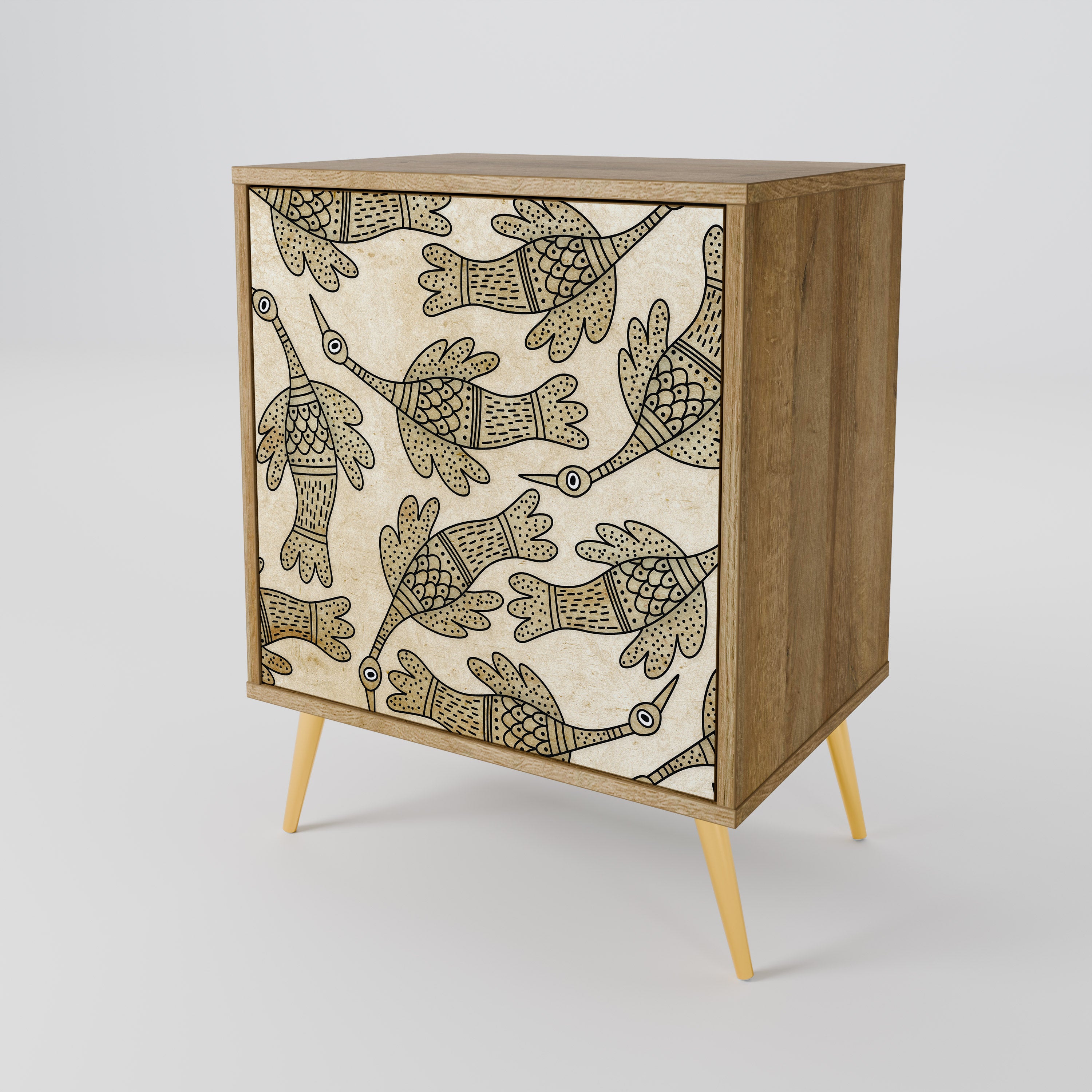 ALMONDINE SONGBIRD Komoda 1-drzwiowa korpus Dąb Riva