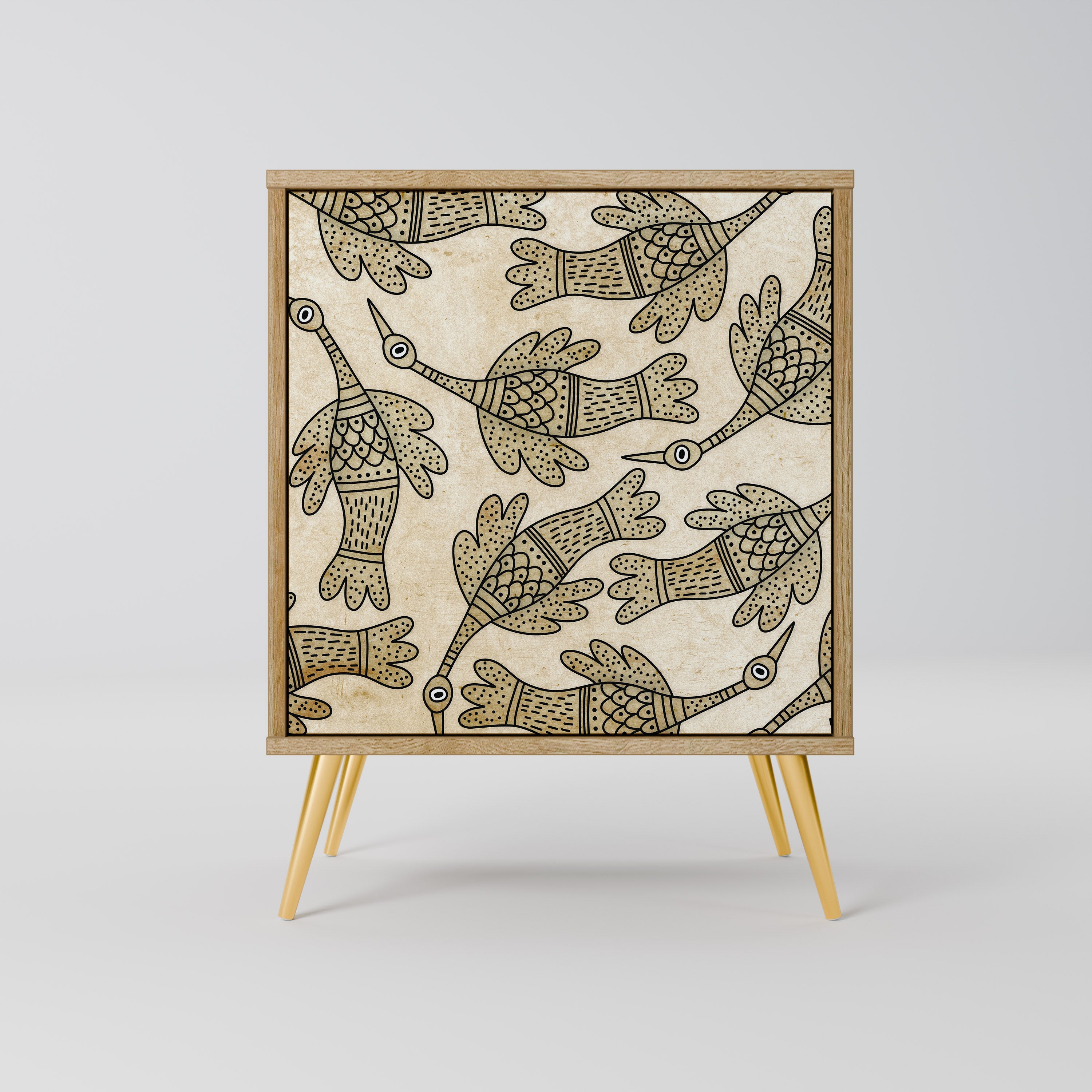 ALMONDINE SONGBIRD Komoda 1-drzwiowa korpus Dąb Riva