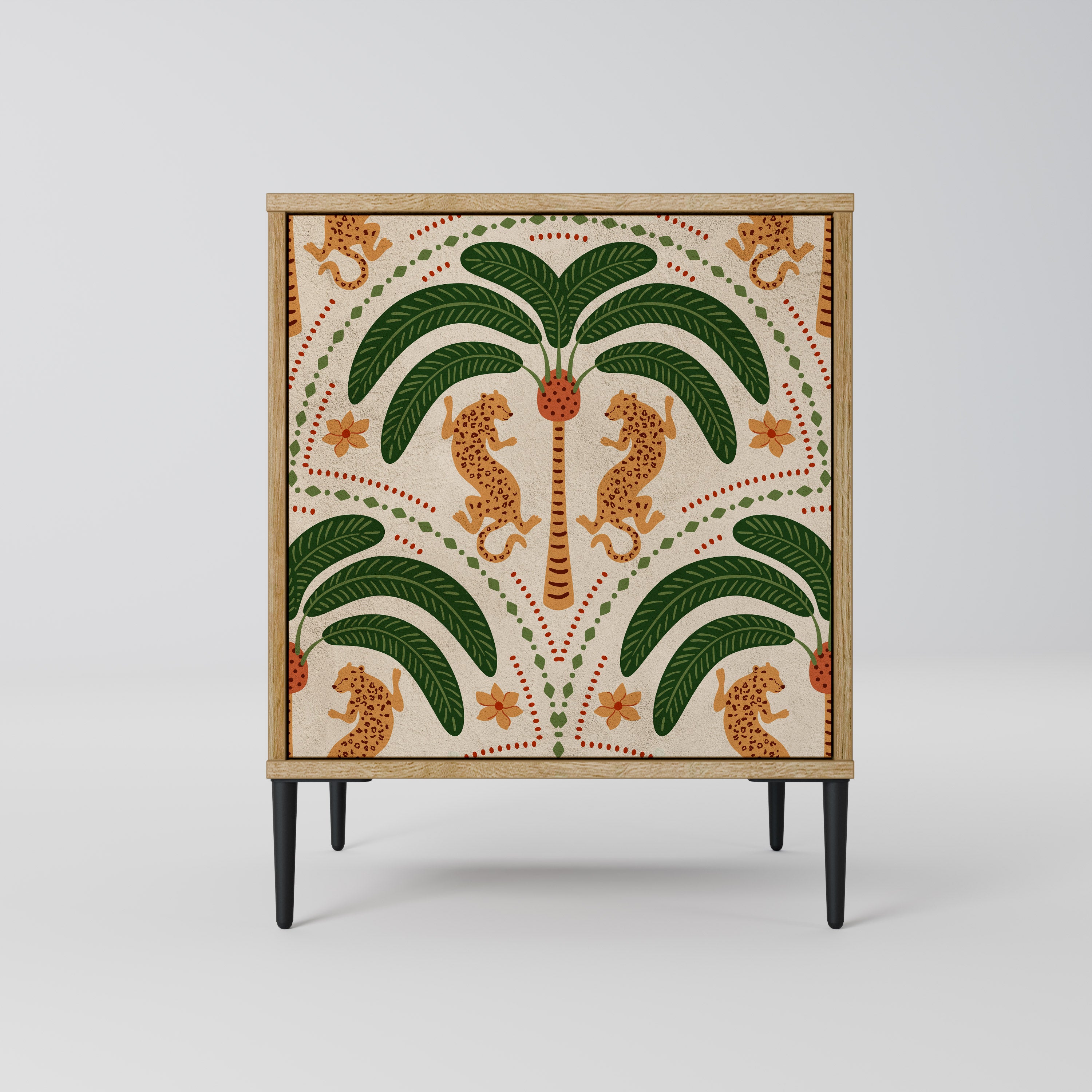 DANCING PREDATORS Komoda 1-drzwiowa korpus Dąb Riva