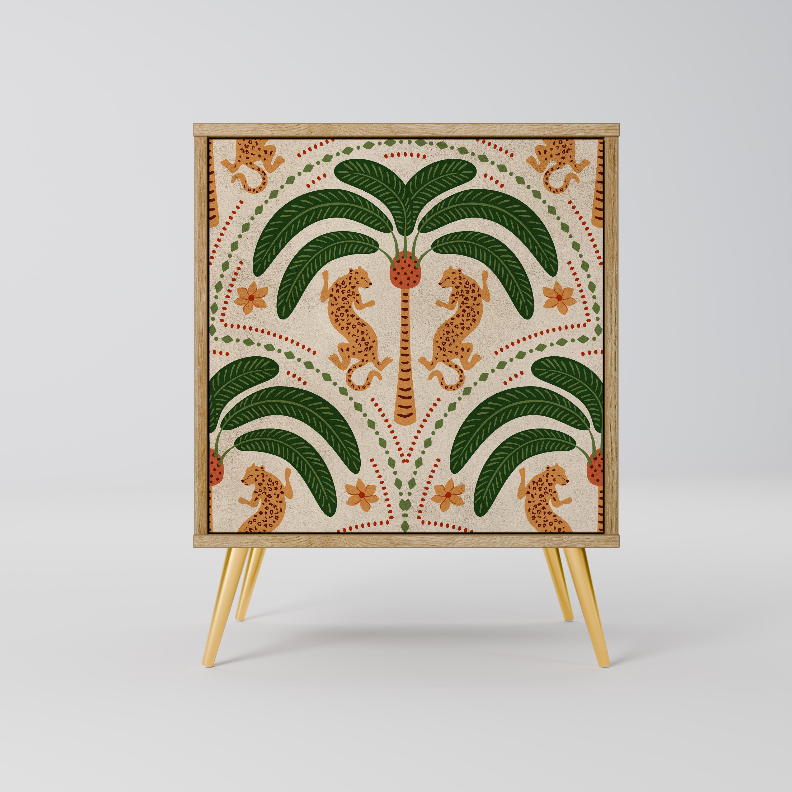 DANCING PREDATORS Komoda 1-drzwiowa korpus Dąb Riva