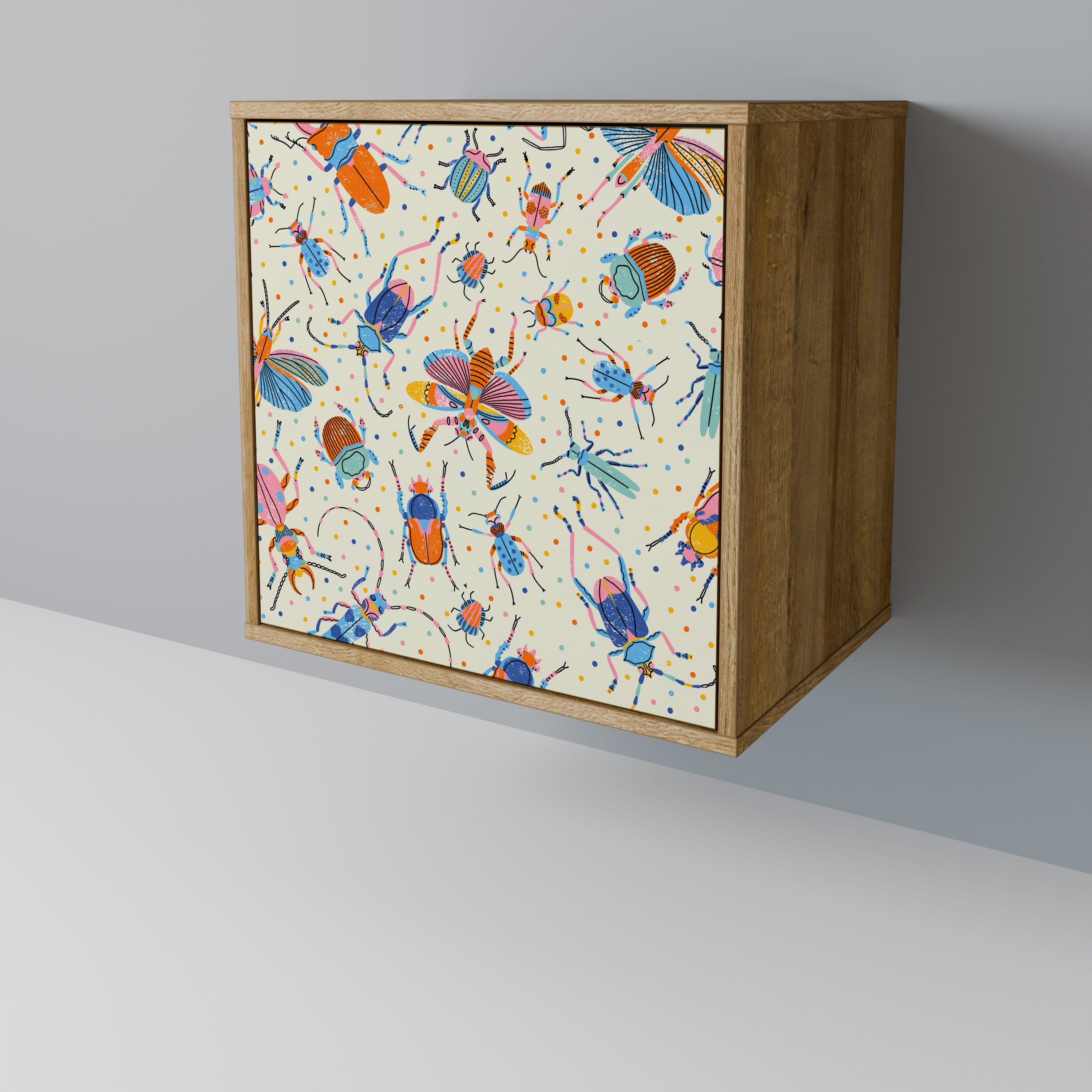 COLORFUL INSECTS Komoda 1-drzwiowa korpus Dąb Riva