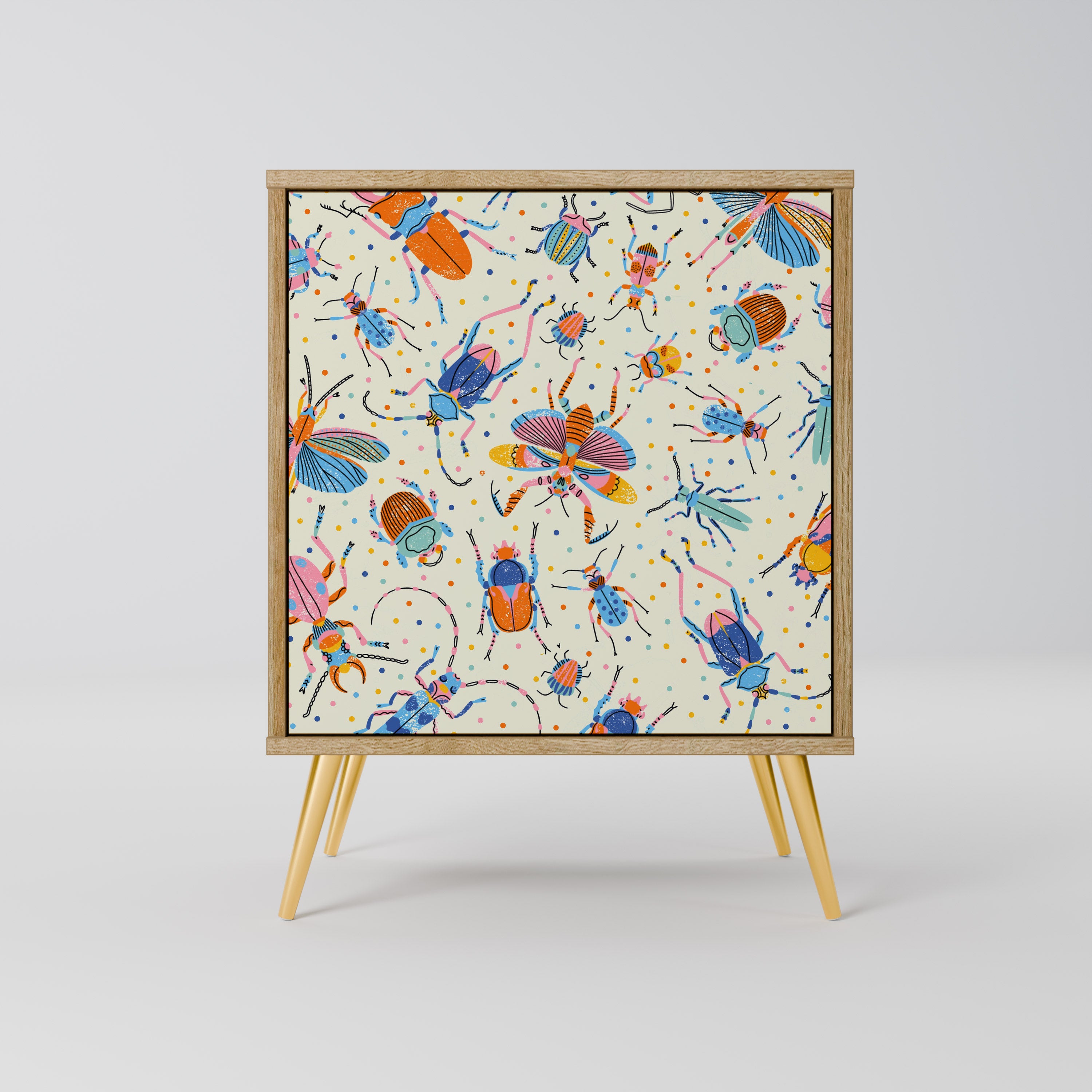 COLORFUL INSECTS Komoda 1-drzwiowa korpus Dąb Riva