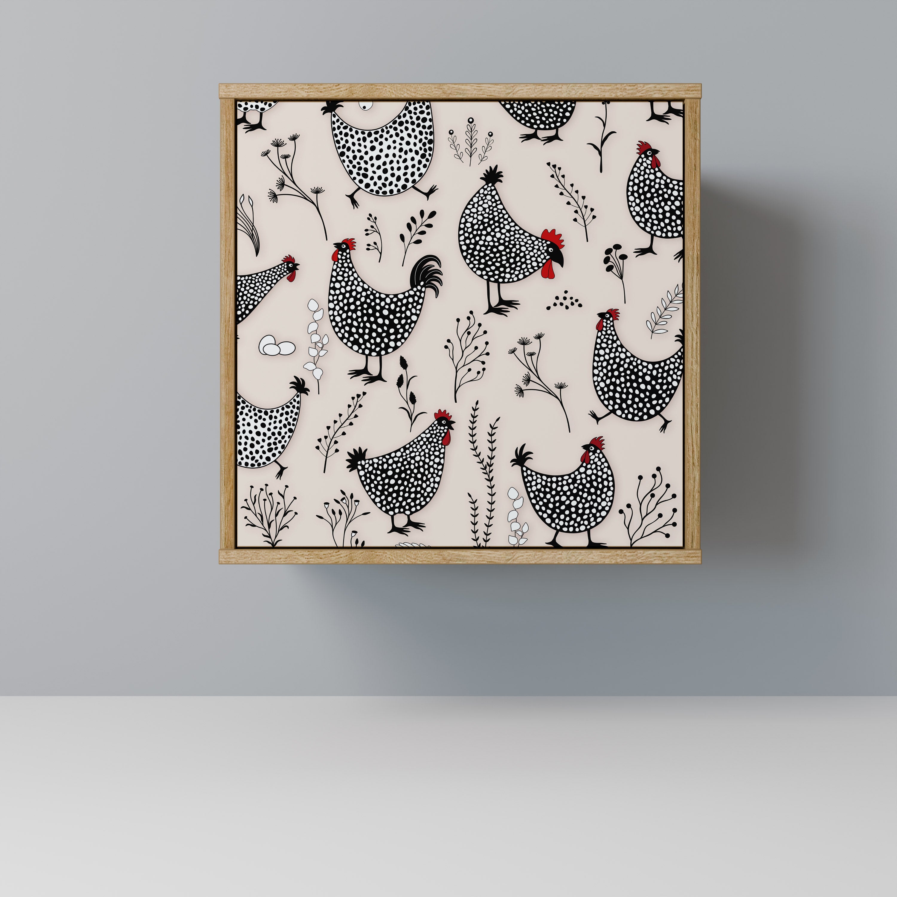 HAPPY HENS Komoda 1-drzwiowa korpus Dąb Riva