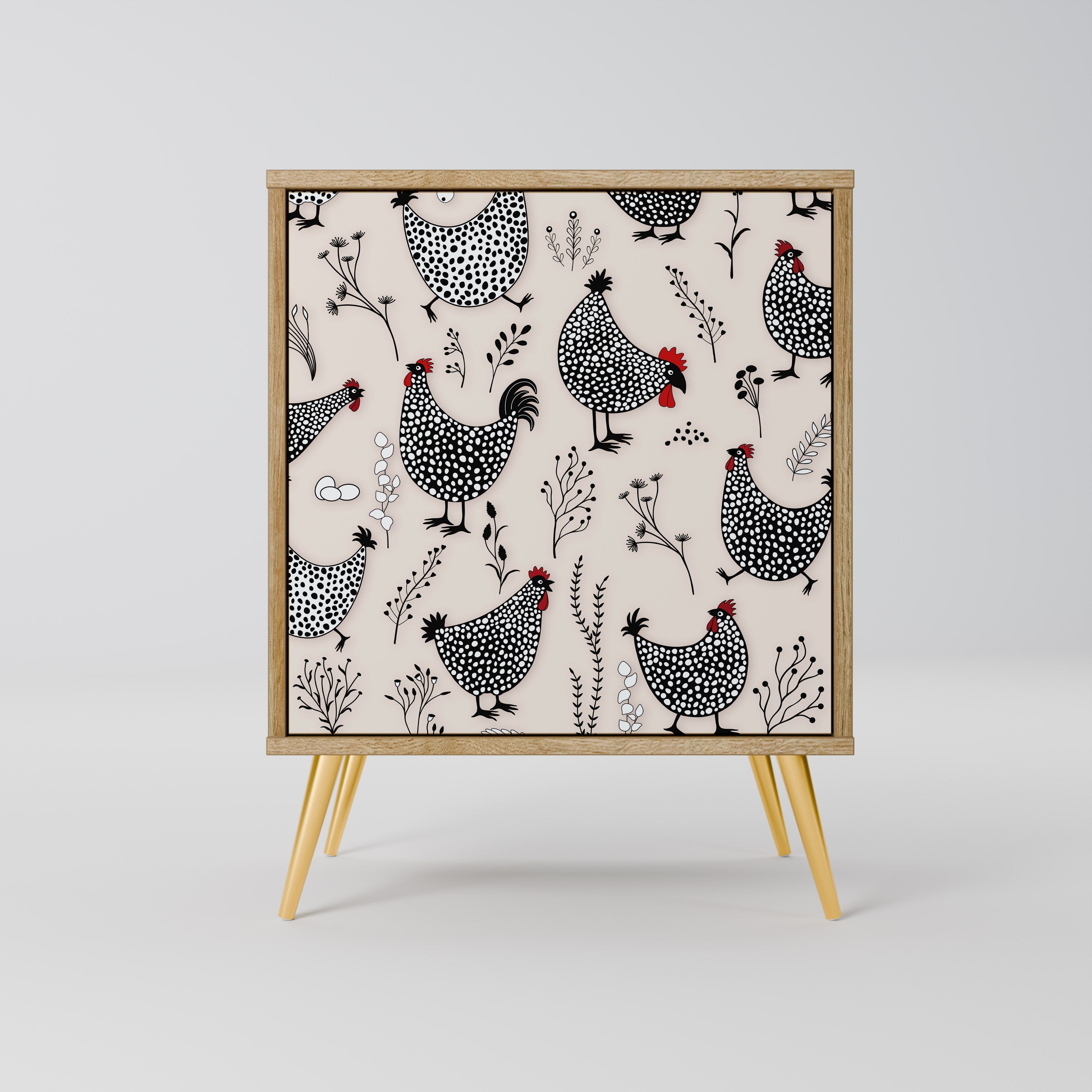 HAPPY HENS Komoda 1-drzwiowa korpus Dąb Riva