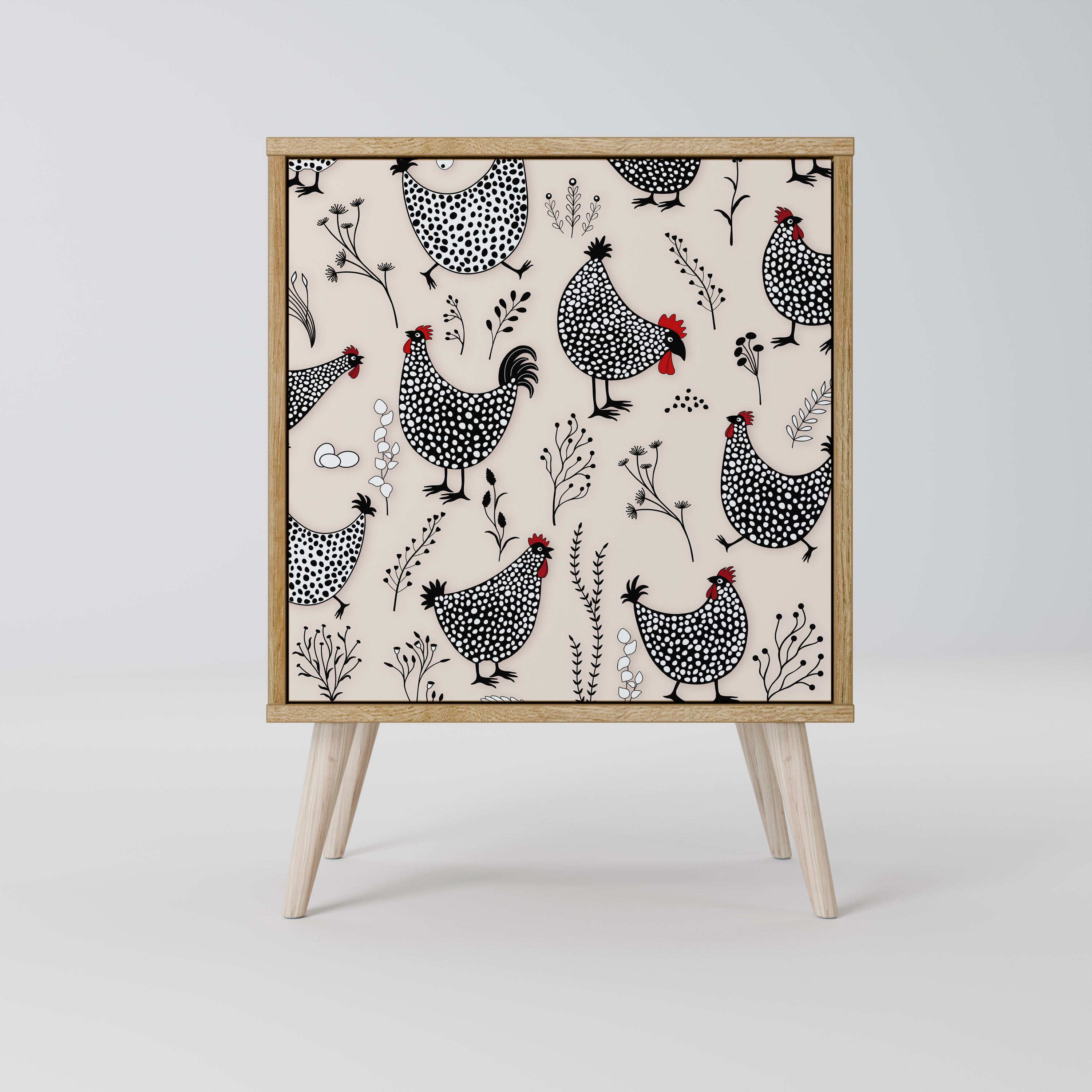 HAPPY HENS Komoda 1-drzwiowa korpus Dąb Riva