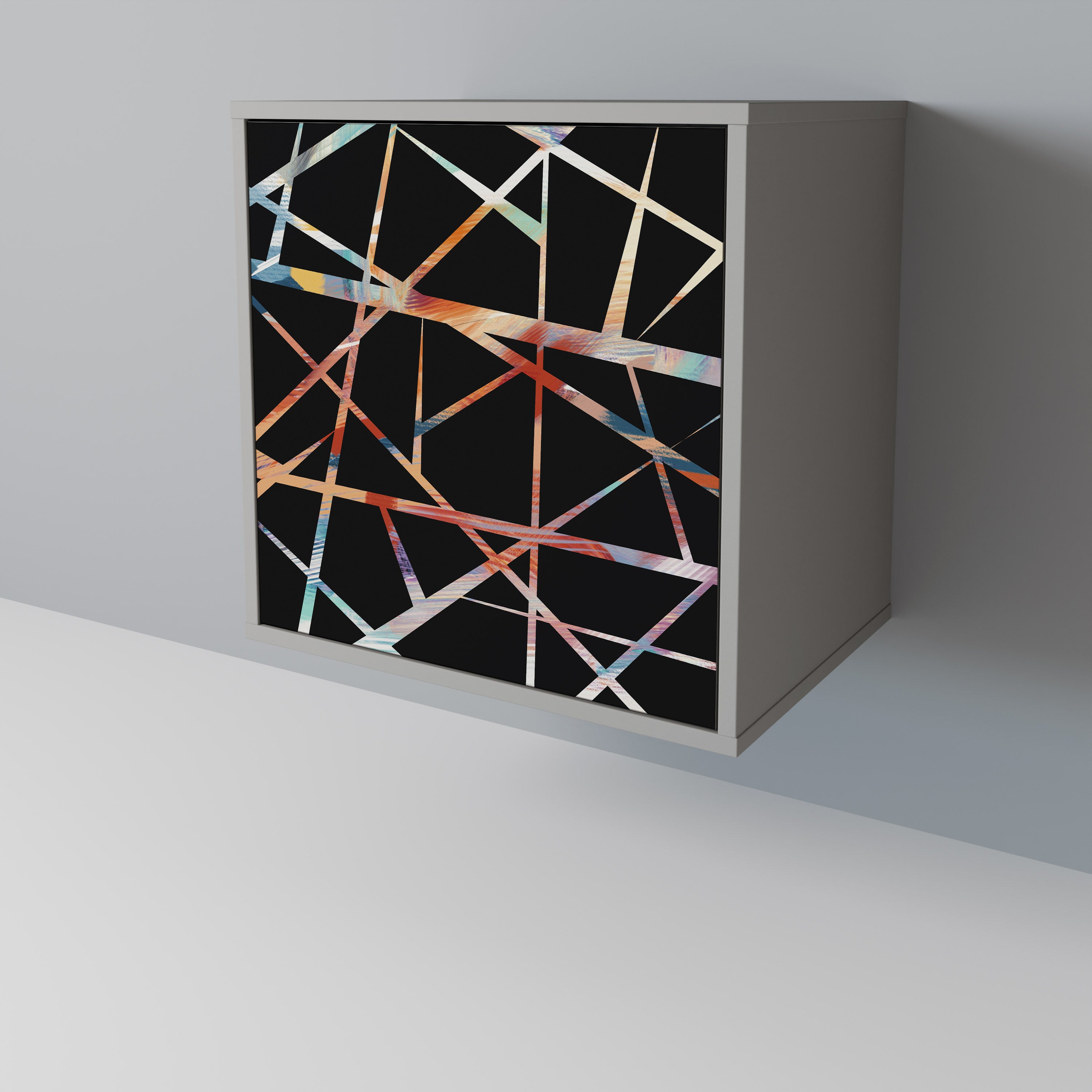 POLYGON VERVE Komoda 1-drzwiowa korpus Szary