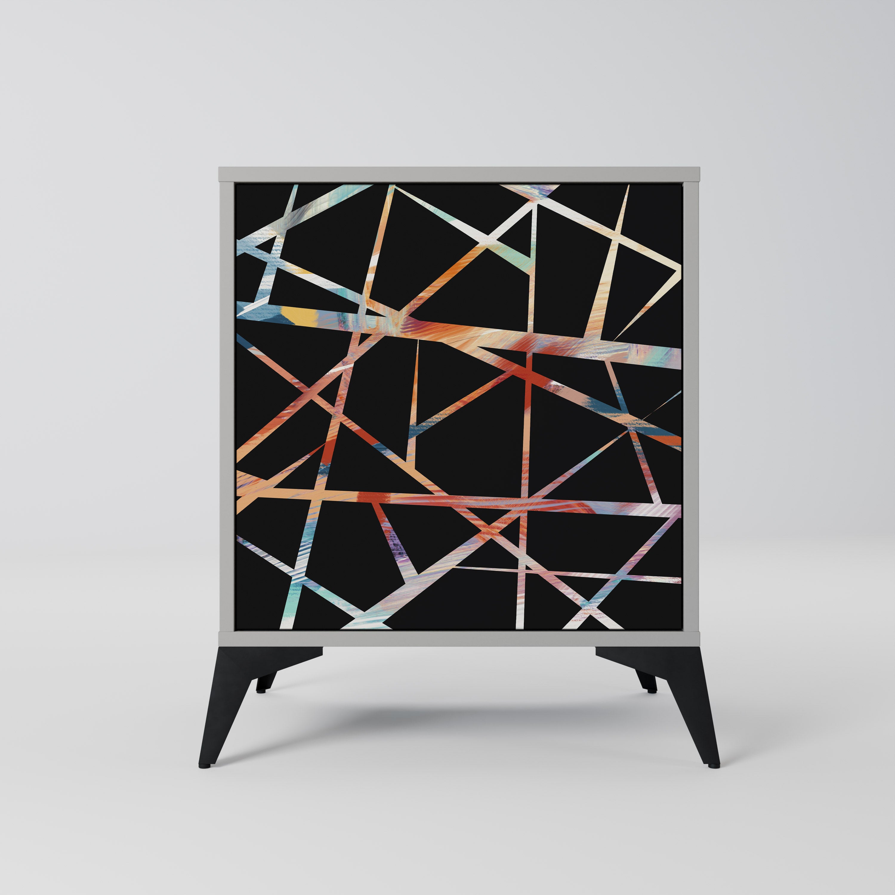 POLYGON VERVE Komoda 1-drzwiowa korpus Szary