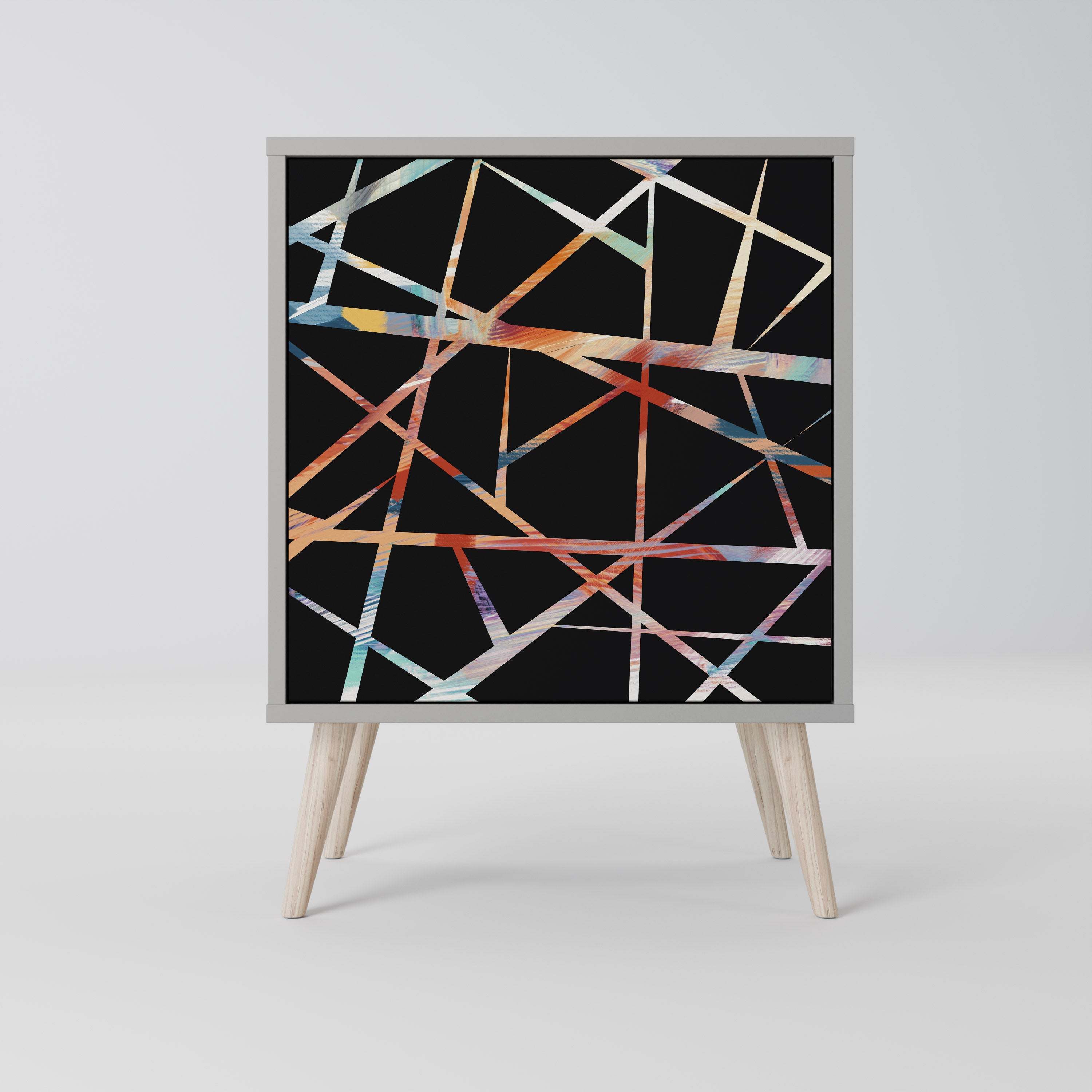 POLYGON VERVE Komoda 1-drzwiowa korpus Szary