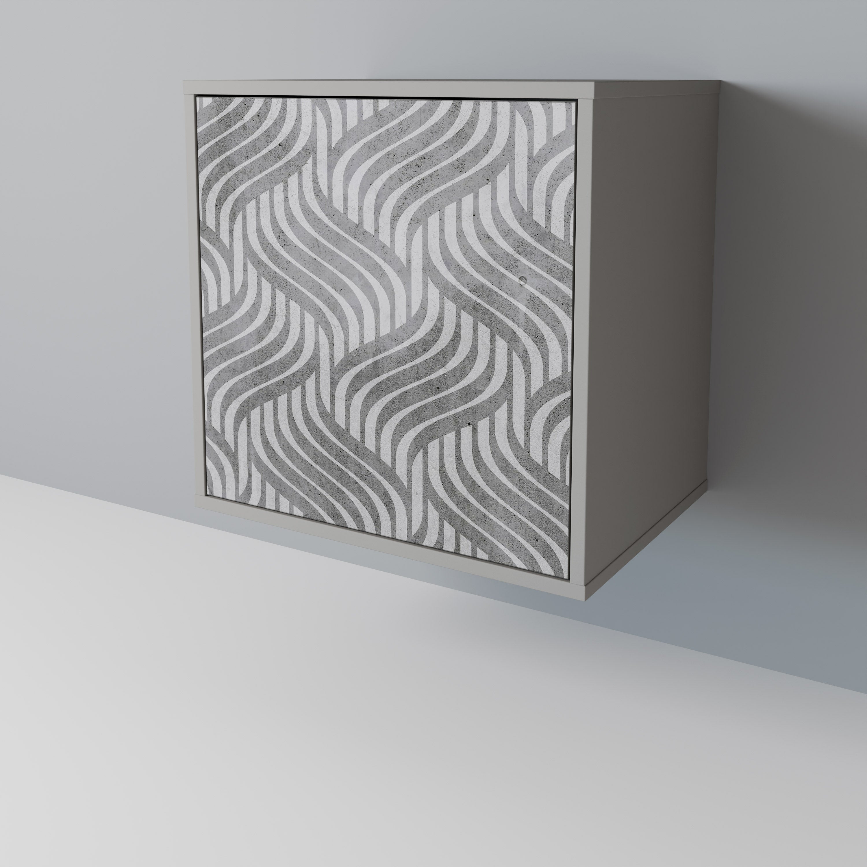 CONCRETE MOVEMENT Komoda 1-drzwiowa korpus Szary