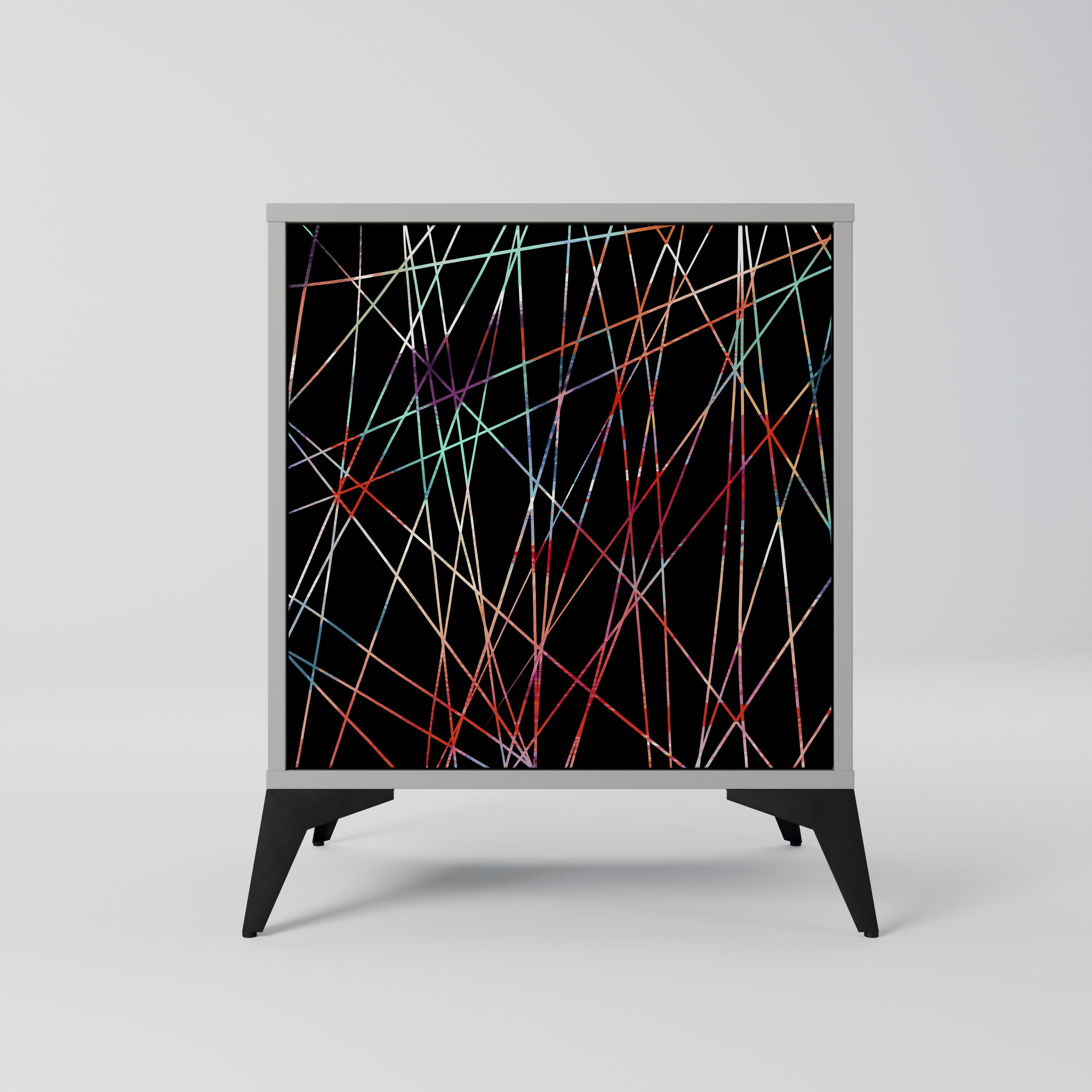 LUMINOUS SNARE Komoda 1-drzwiowa korpus Szary