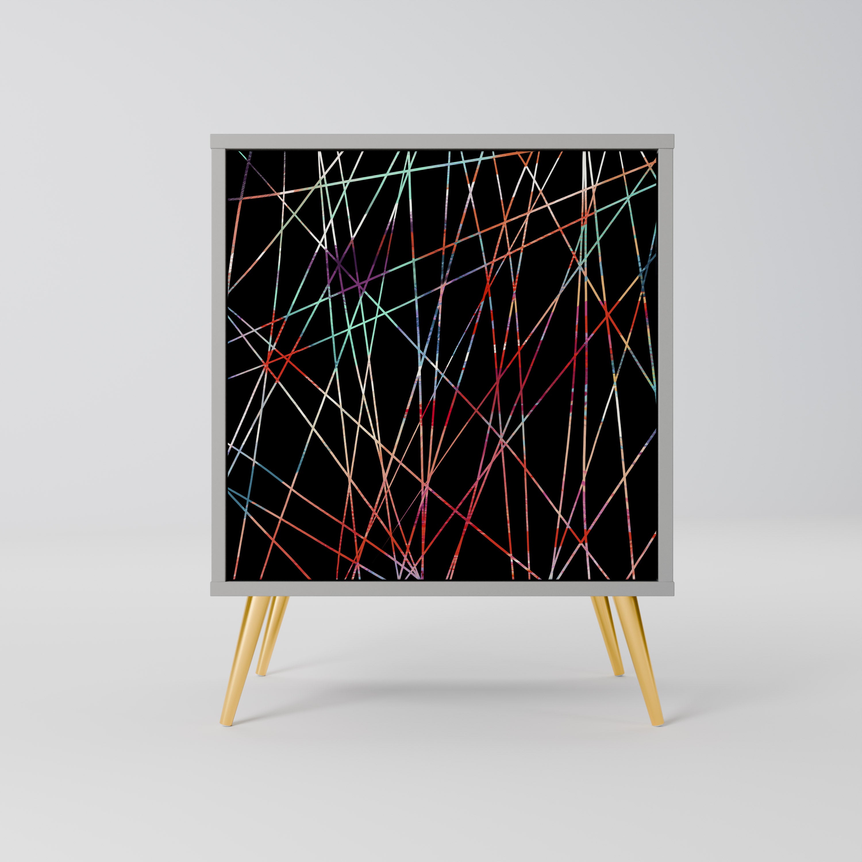 LUMINOUS SNARE Komoda 1-drzwiowa korpus Szary