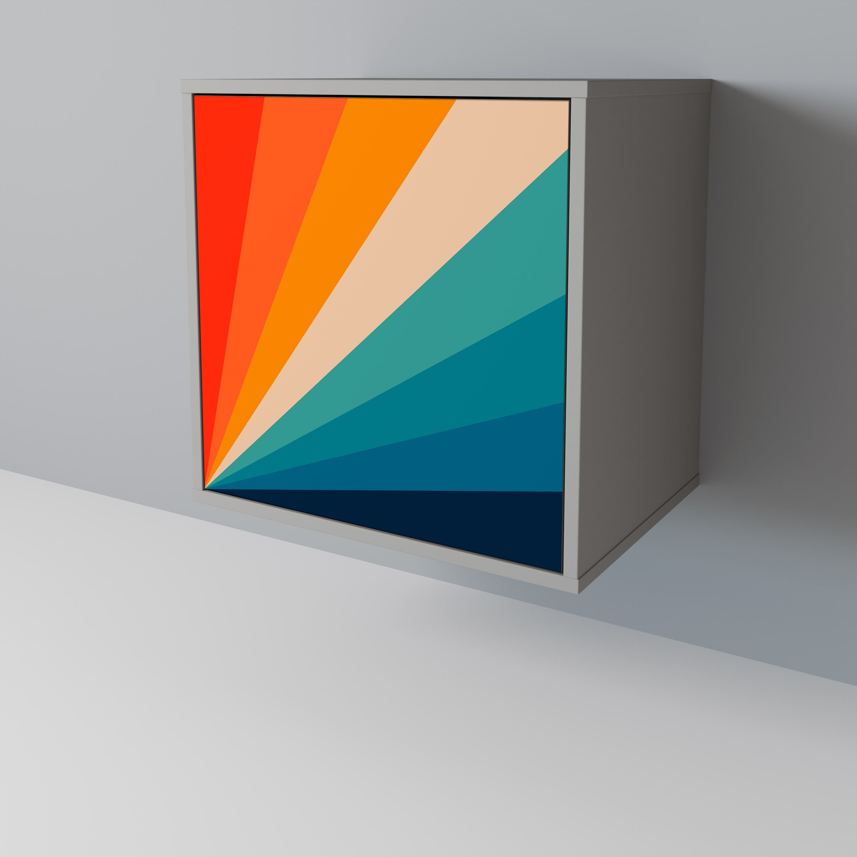 PRISM CONCUSSION Komoda 1-drzwiowa korpus Szary