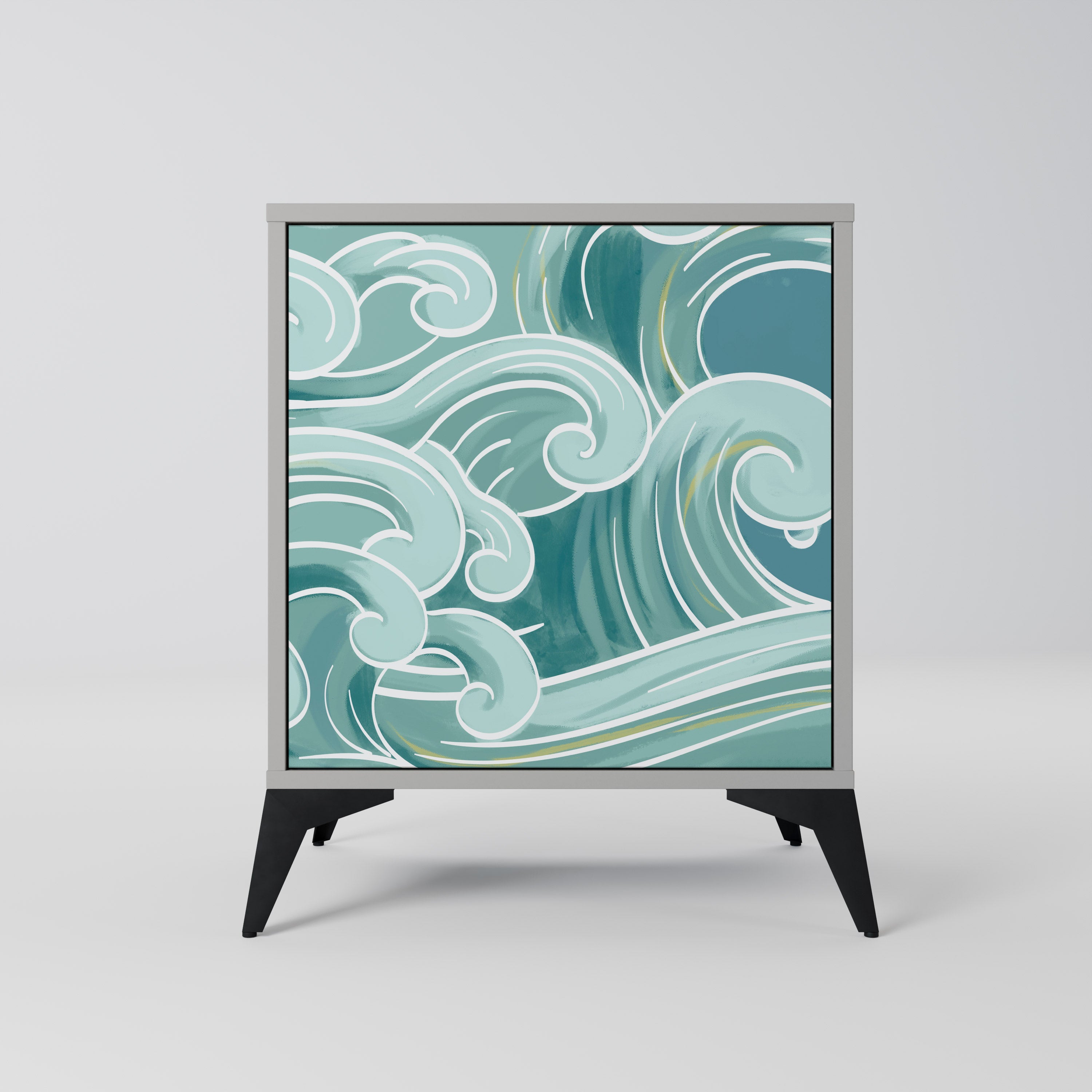 ASIAN SWAY Komoda 1-drzwiowa korpus Szary