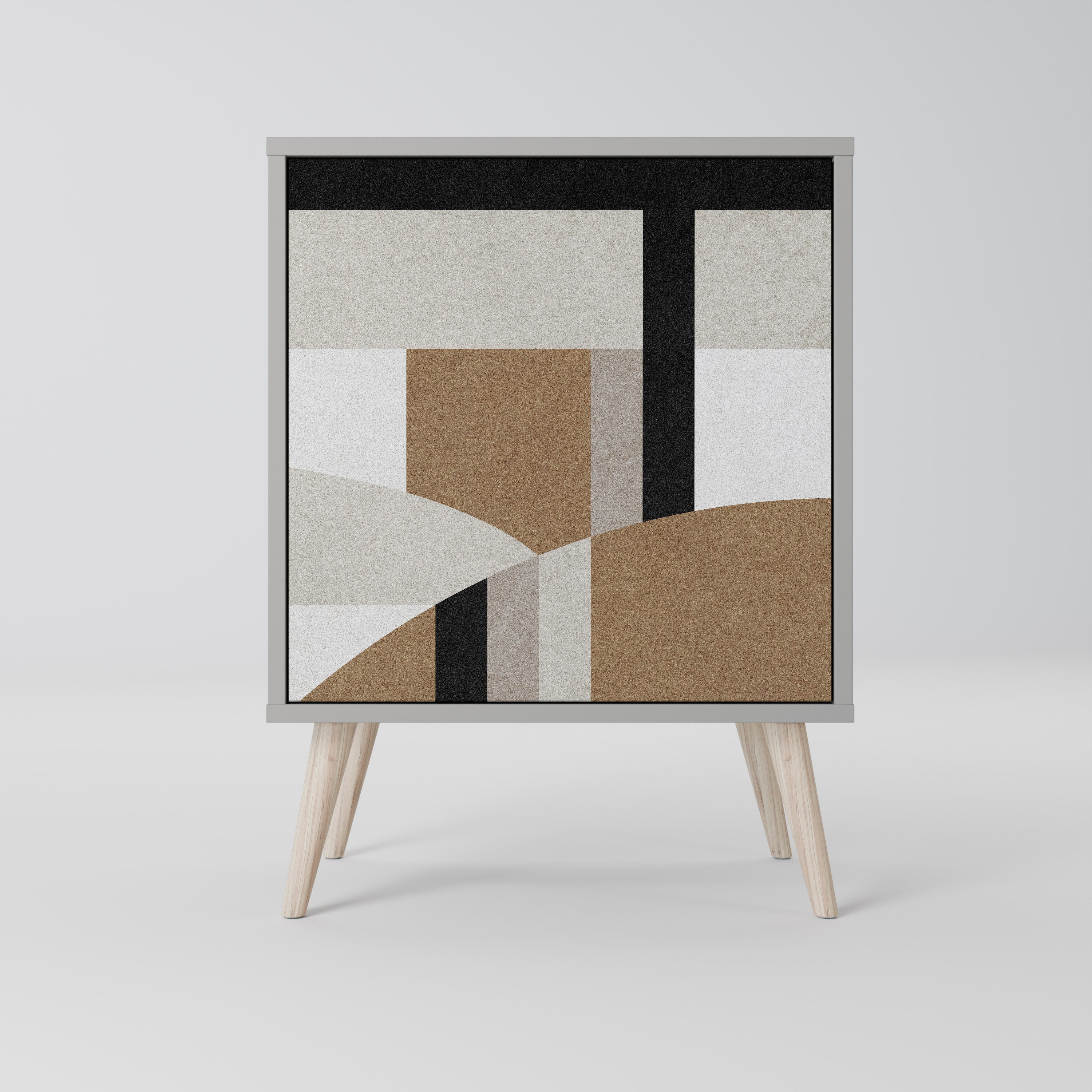 DELICATE MEMENTO Komoda 1-drzwiowa korpus Szary