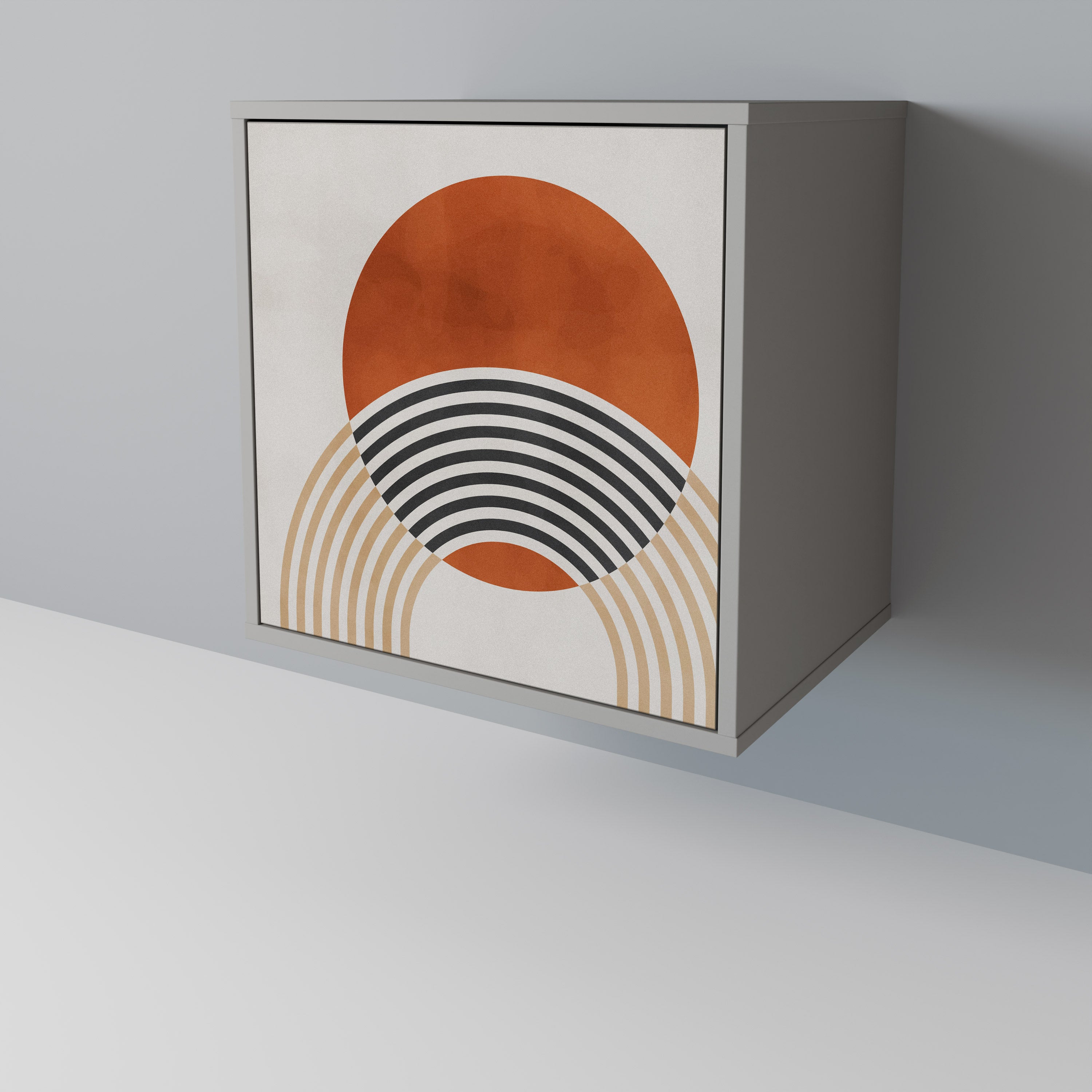 SPACE AROUND Komoda 1-drzwiowa korpus Szary