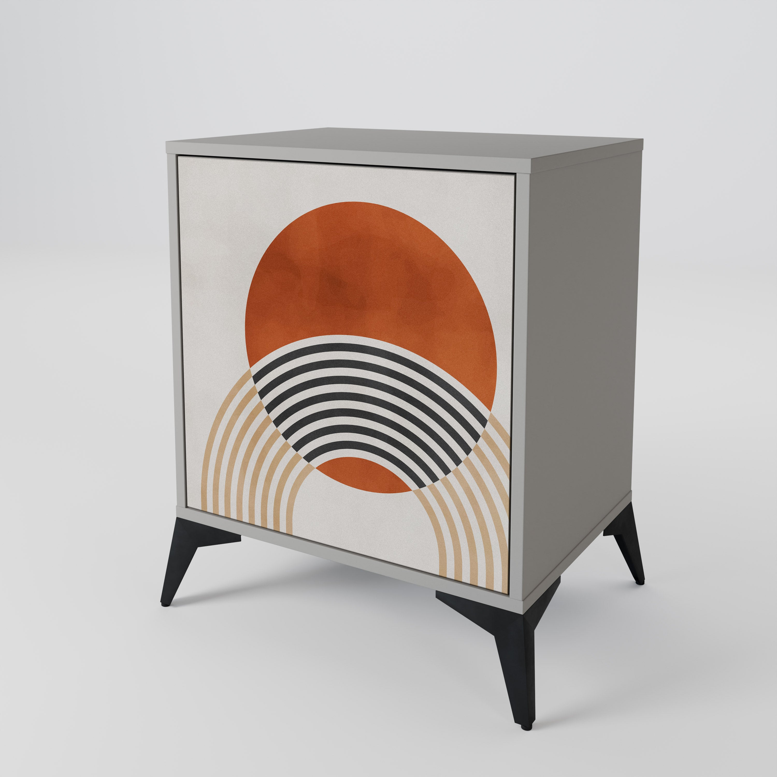 SPACE AROUND Komoda 1-drzwiowa korpus Szary