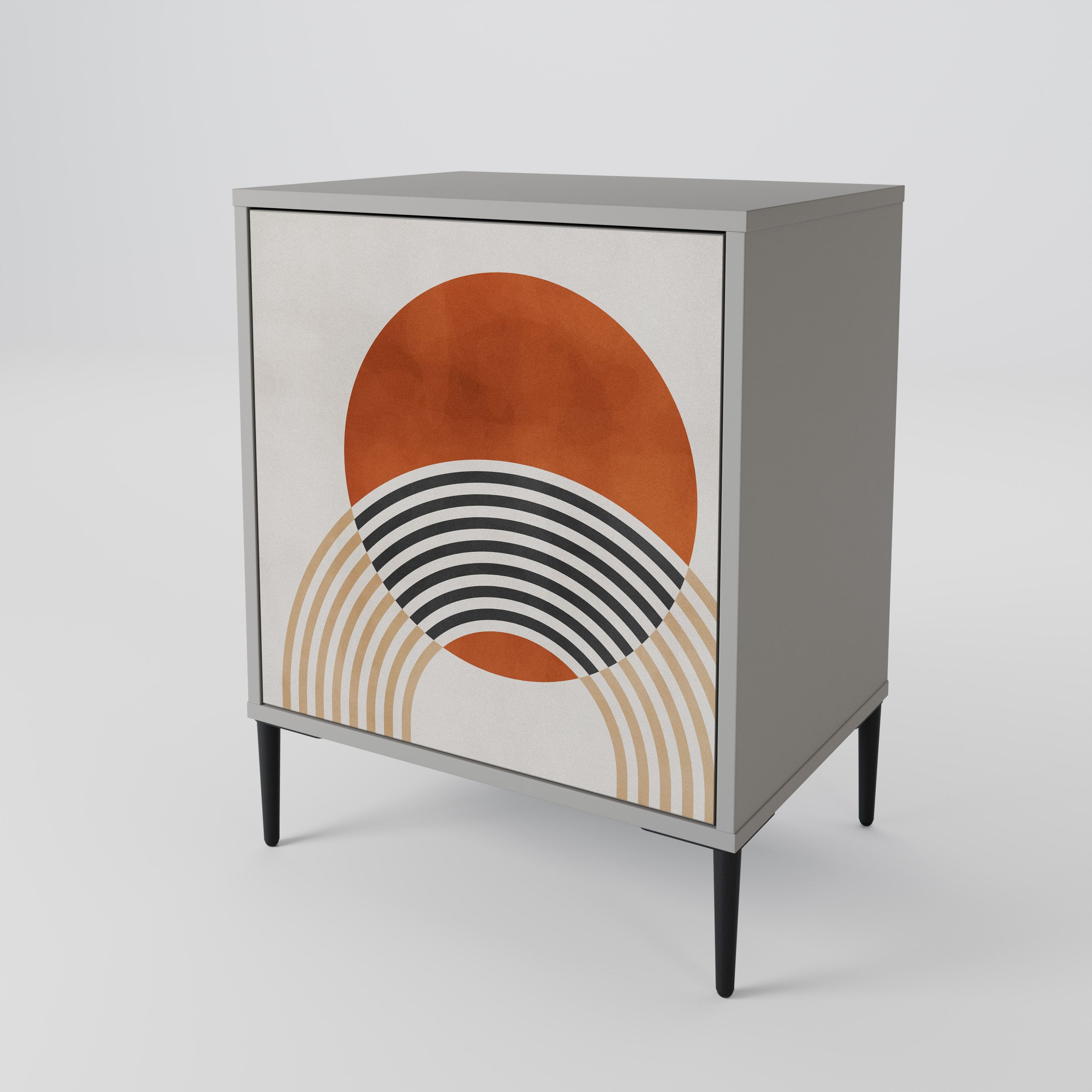 SPACE AROUND Komoda 1-drzwiowa korpus Szary