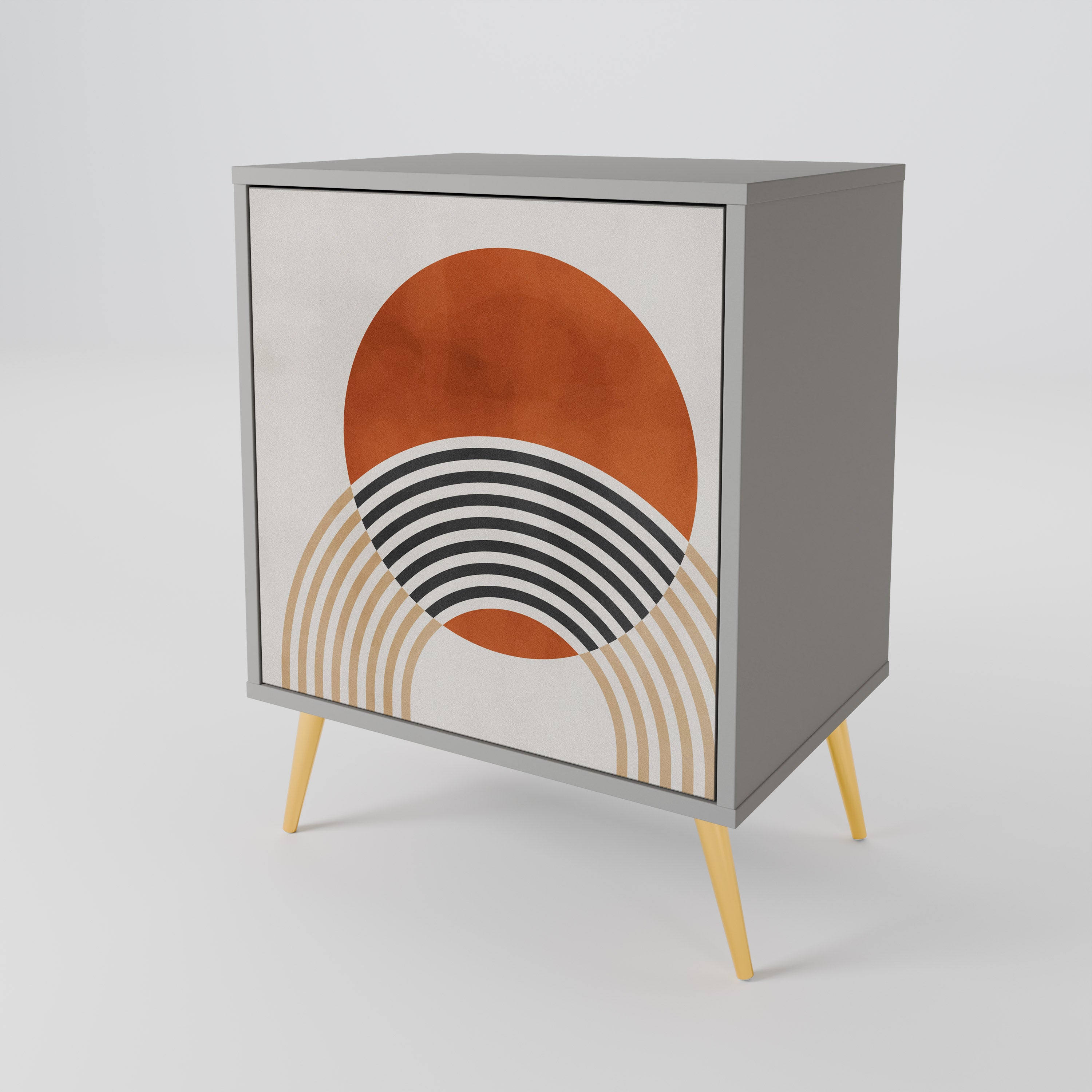 SPACE AROUND Komoda 1-drzwiowa korpus Szary