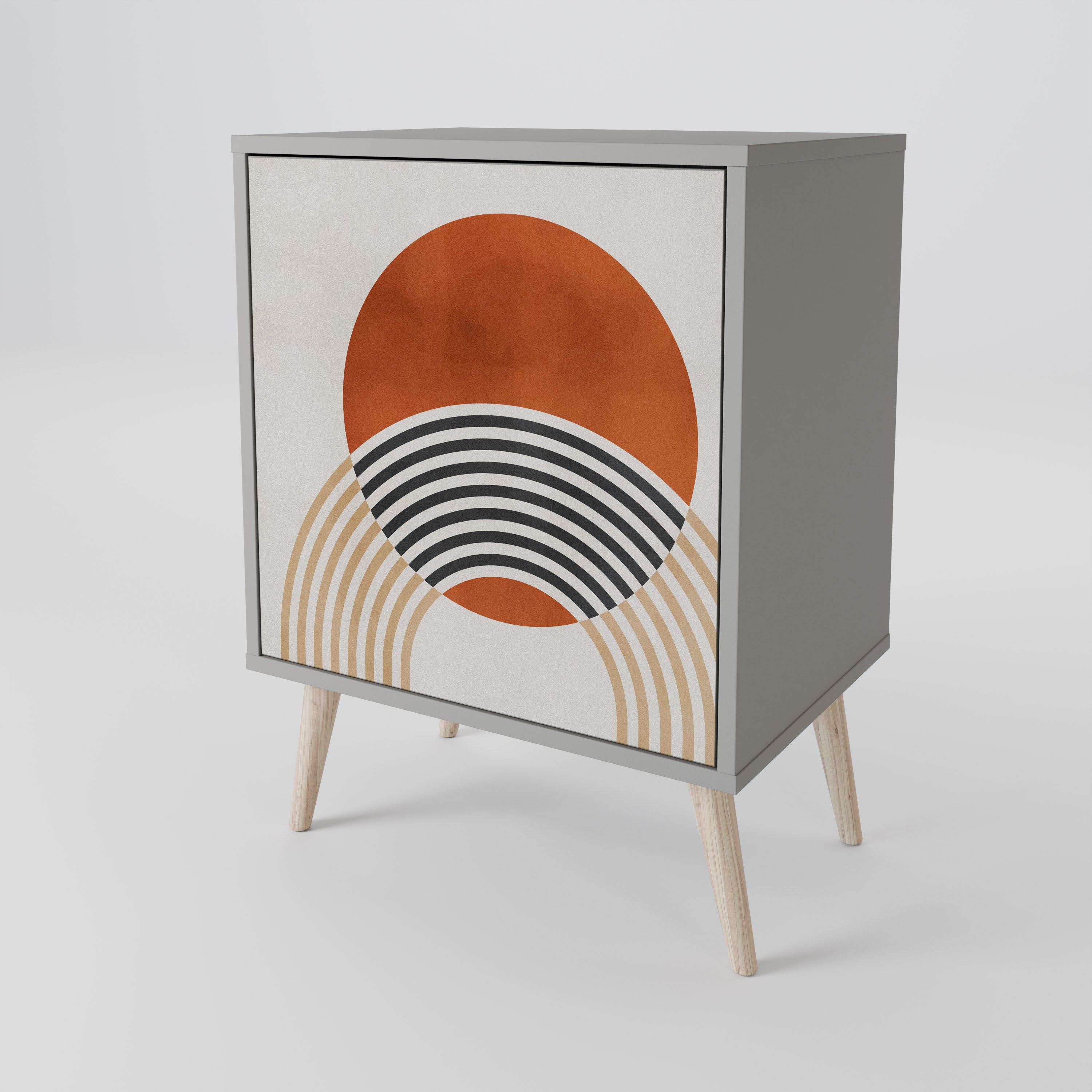 SPACE AROUND Komoda 1-drzwiowa korpus Szary