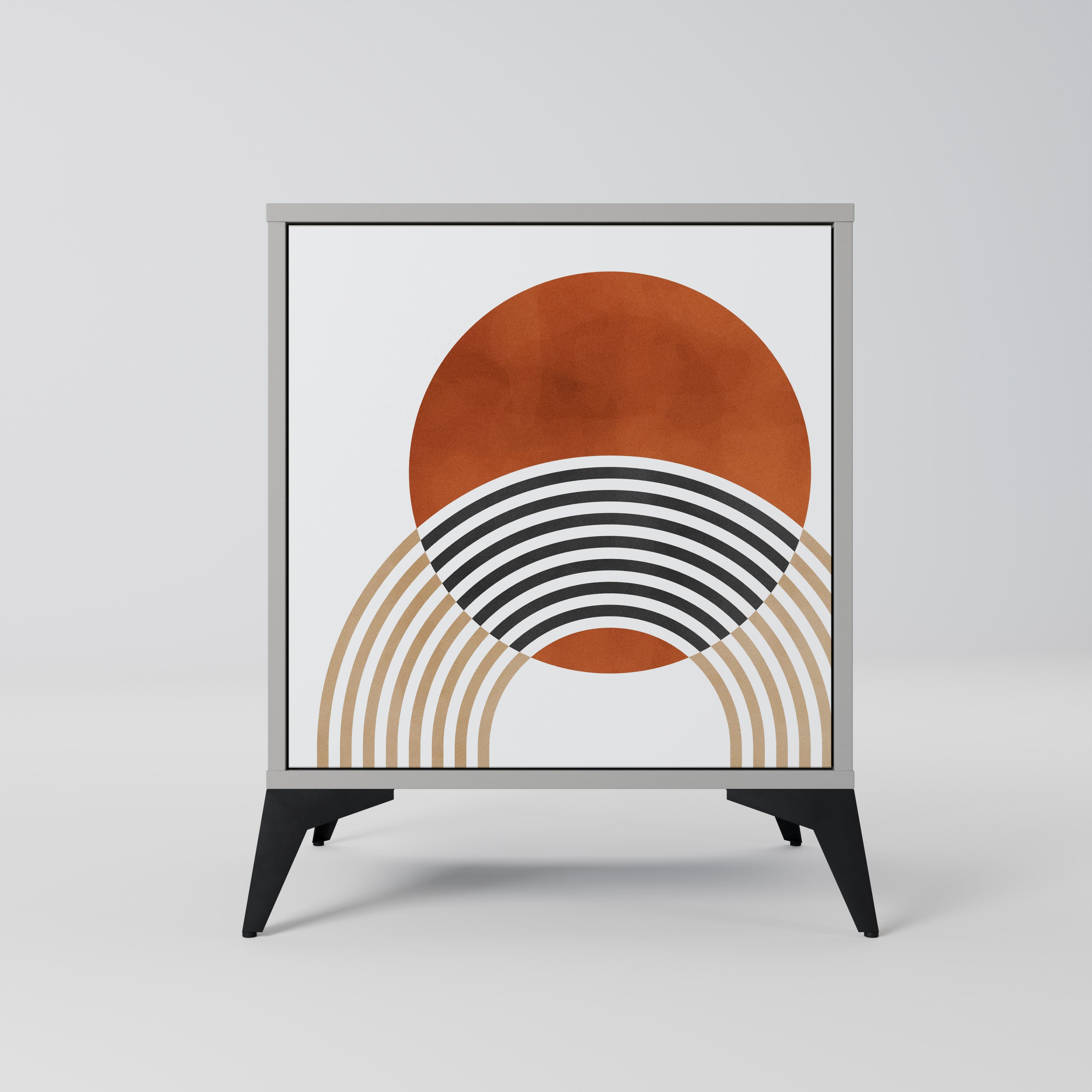 CIRCLE RHYTM Komoda 1-drzwiowa korpus Szary