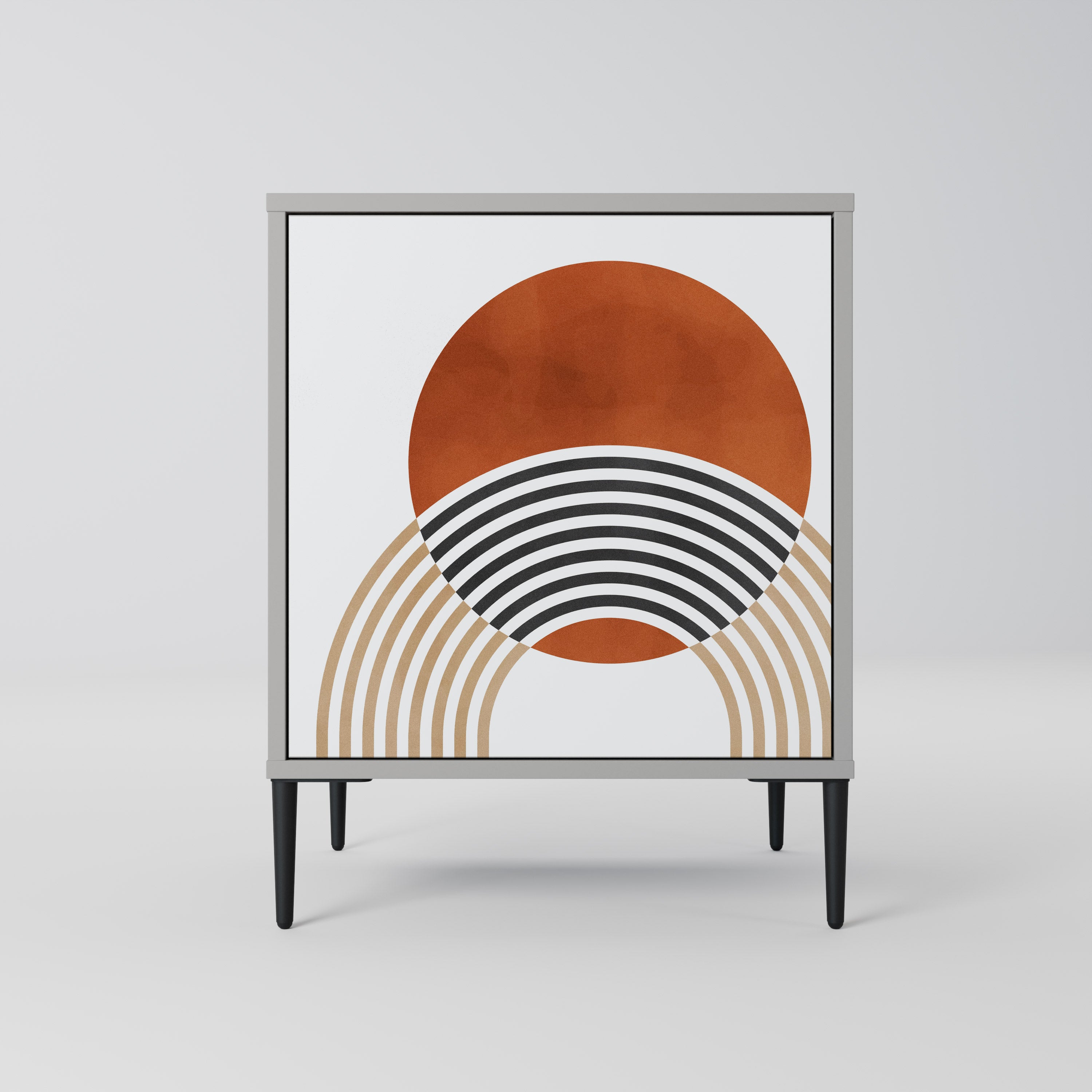 CIRCLE RHYTM Komoda 1-drzwiowa korpus Szary