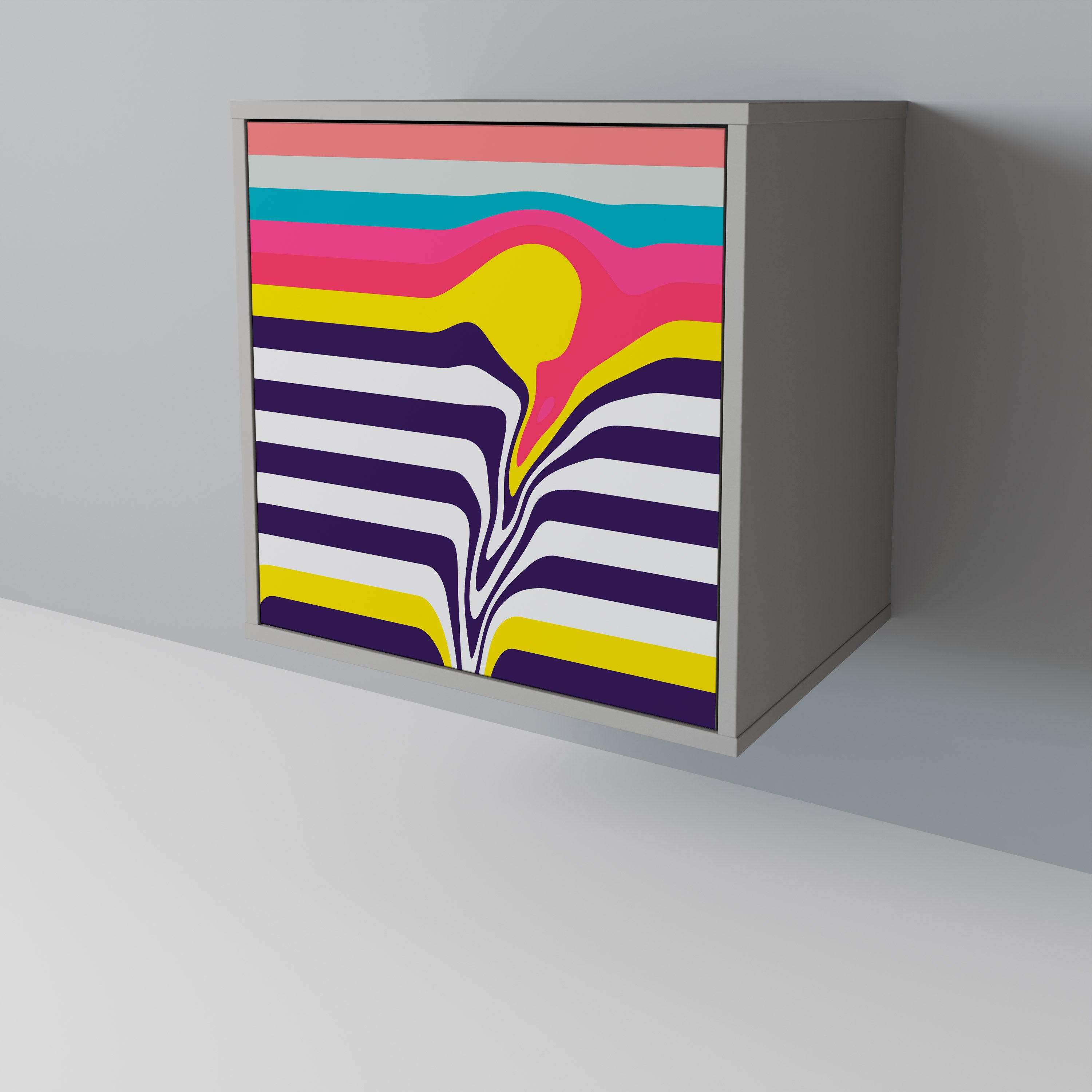 TONE COLLAPSE Komoda 1-drzwiowa korpus Szary