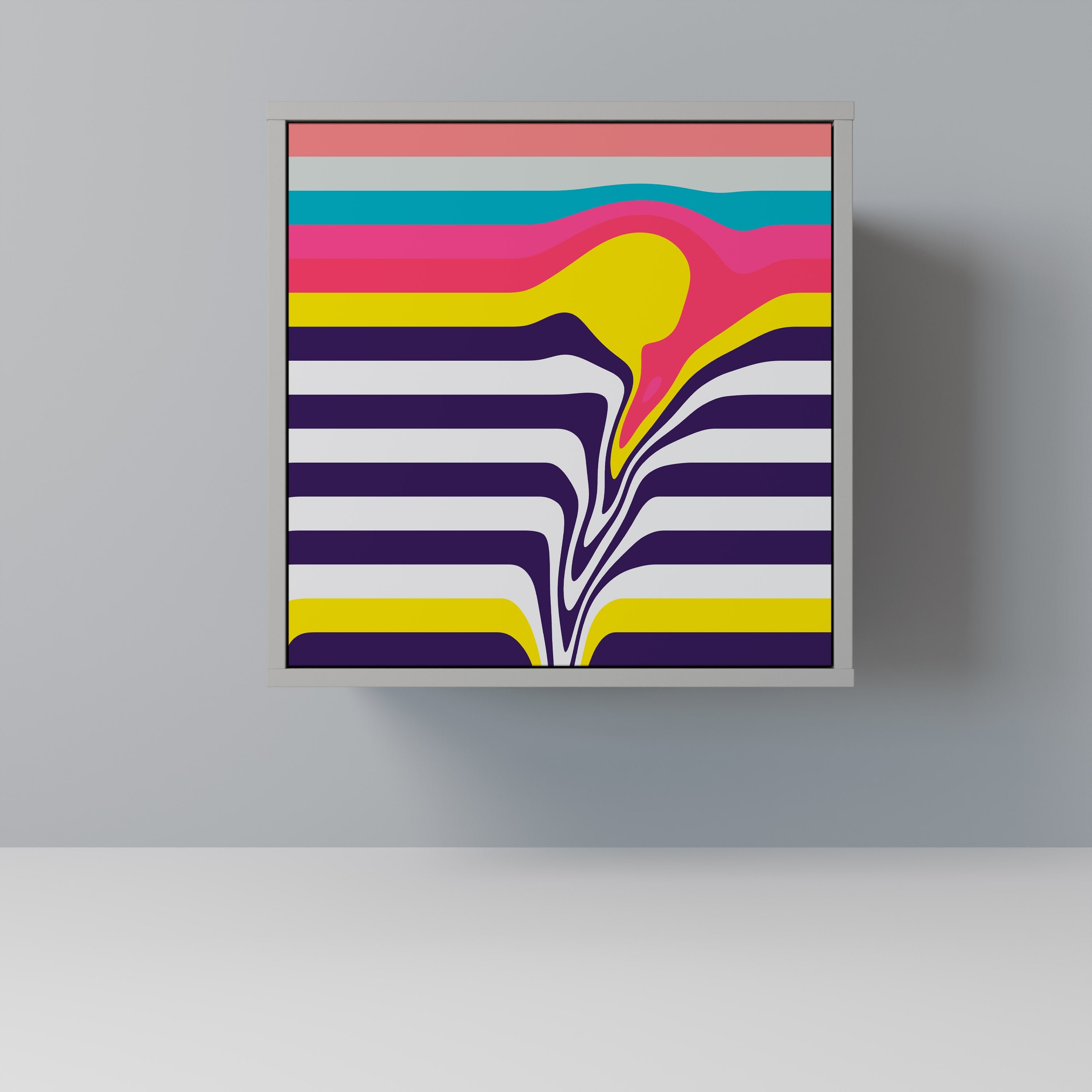 TONE COLLAPSE Komoda 1-drzwiowa korpus Szary