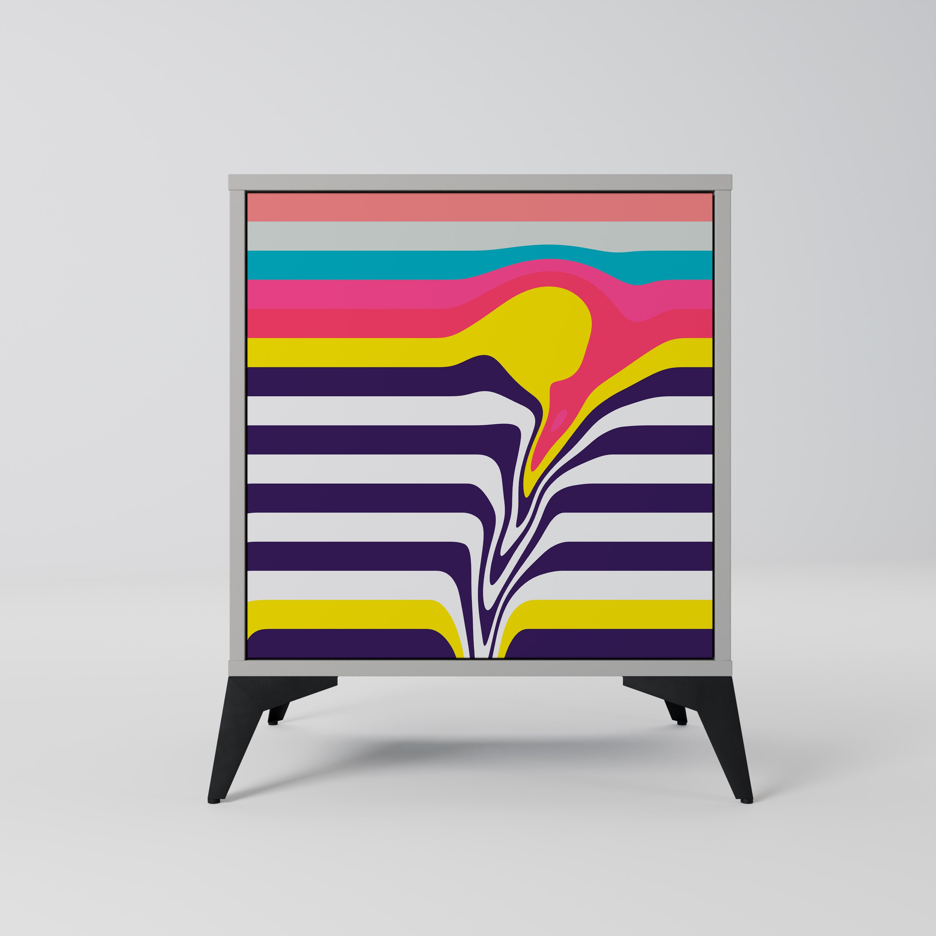 TONE COLLAPSE Komoda 1-drzwiowa korpus Szary