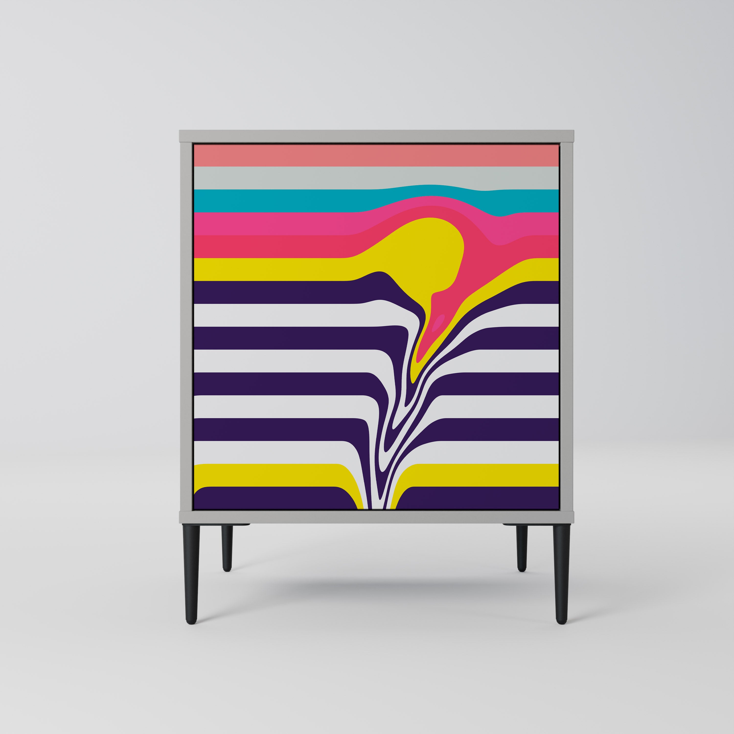 TONE COLLAPSE Komoda 1-drzwiowa korpus Szary