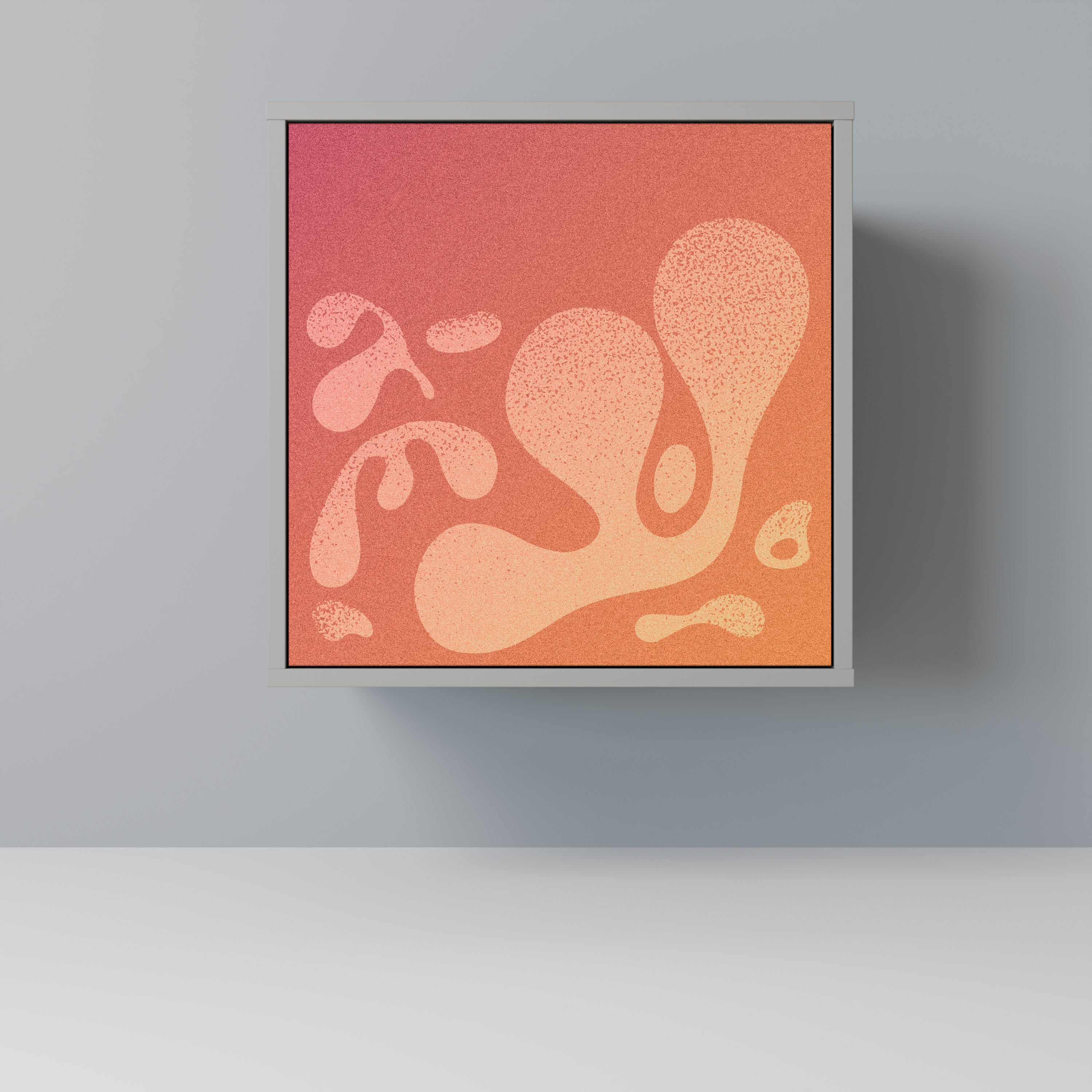 IRREGULAR PINK Komoda 1-drzwiowa korpus Szary