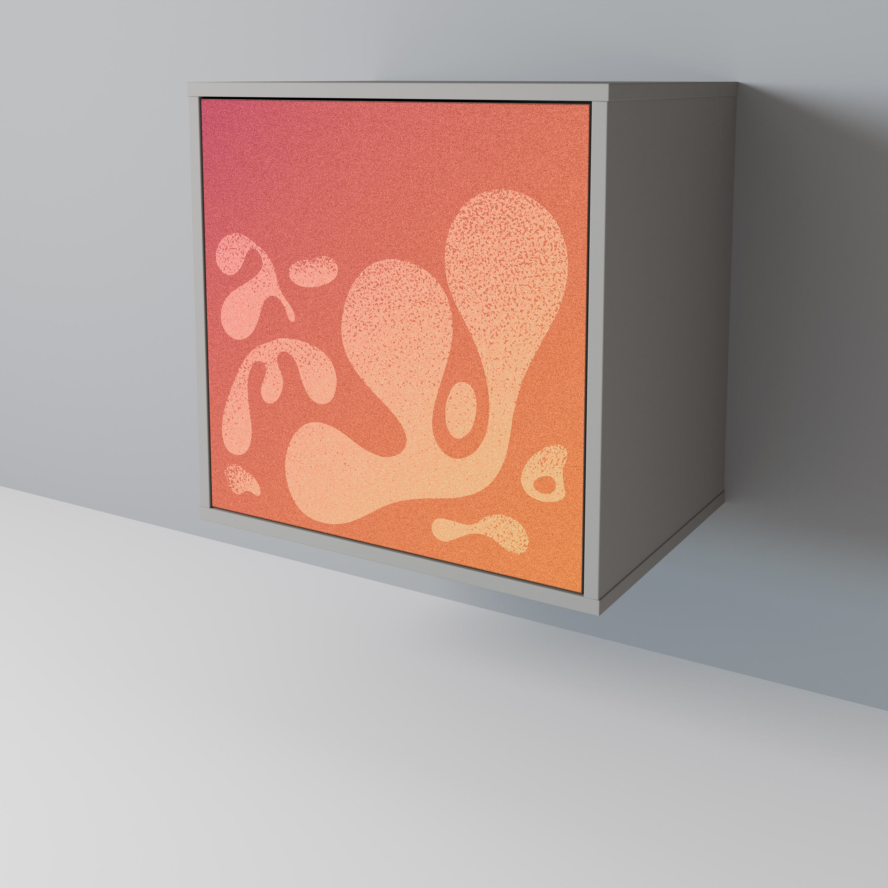 IRREGULAR PINK Komoda 1-drzwiowa korpus Szary