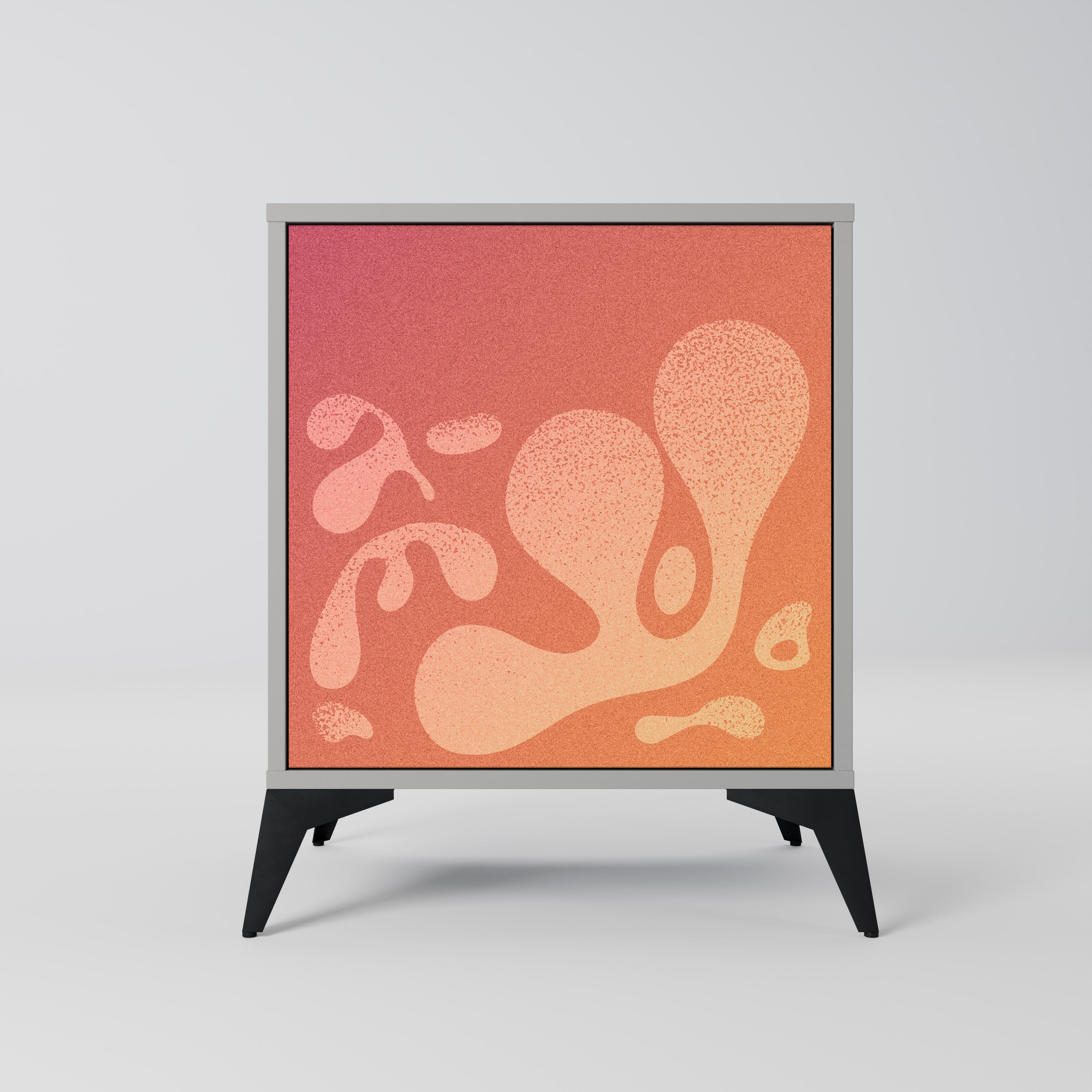 IRREGULAR PINK Komoda 1-drzwiowa korpus Szary