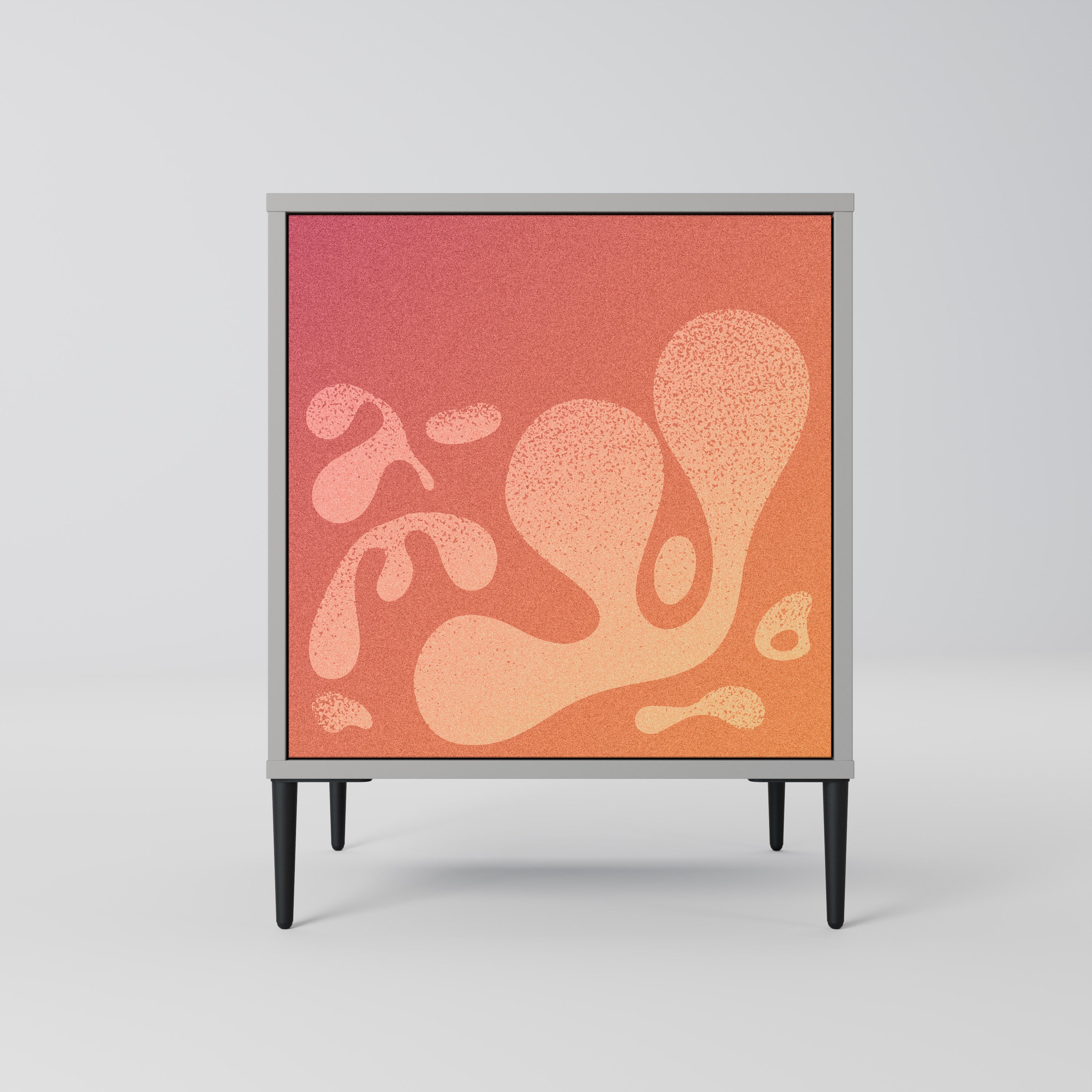 IRREGULAR PINK Komoda 1-drzwiowa korpus Szary