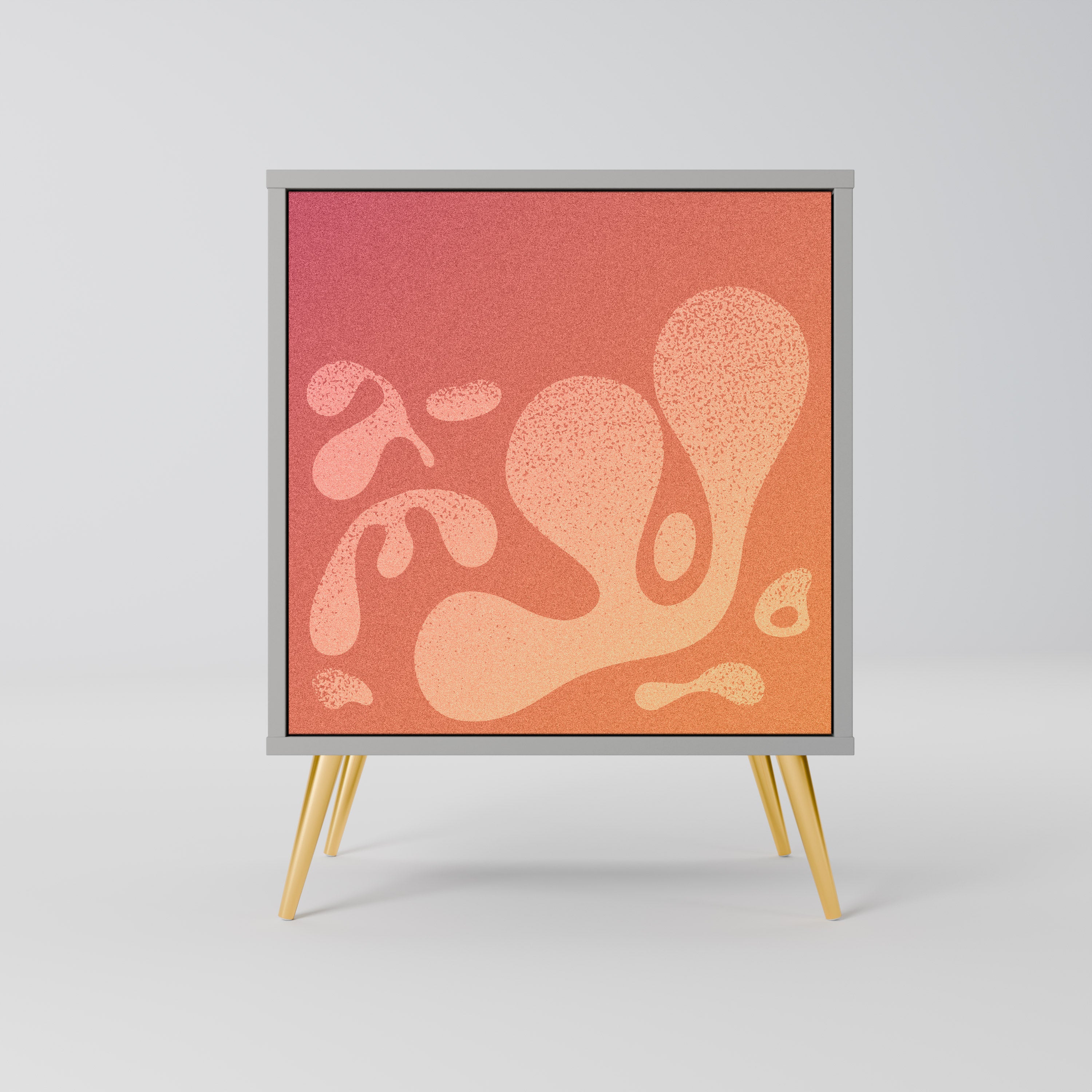 IRREGULAR PINK Komoda 1-drzwiowa korpus Szary