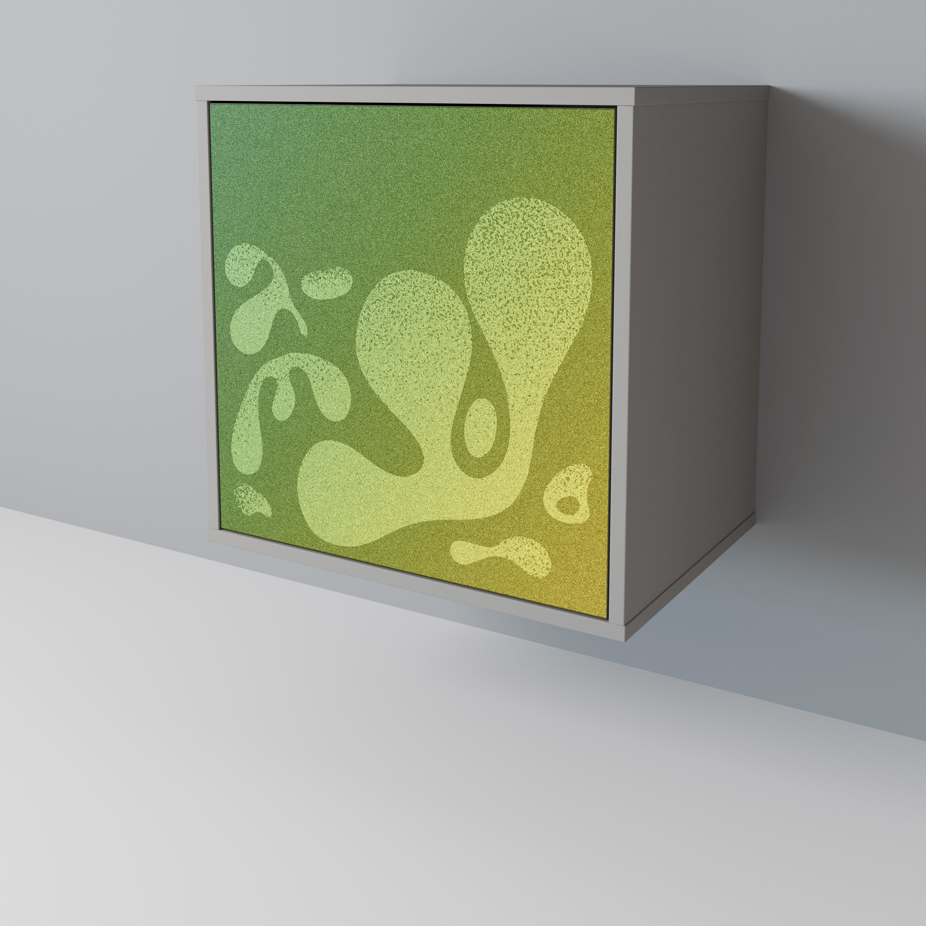 IRREGULAR BLUE Komoda 1-drzwiowa korpus Szary